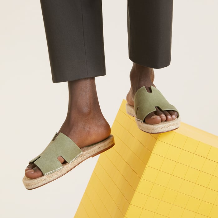 Vert Celadon Antigua Espadrille