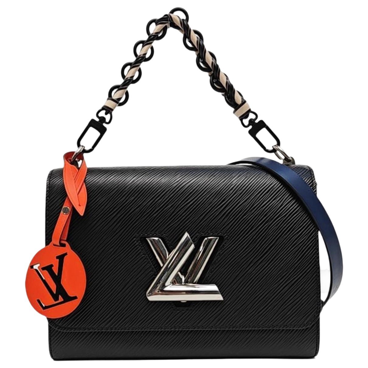 Twist leather handbag