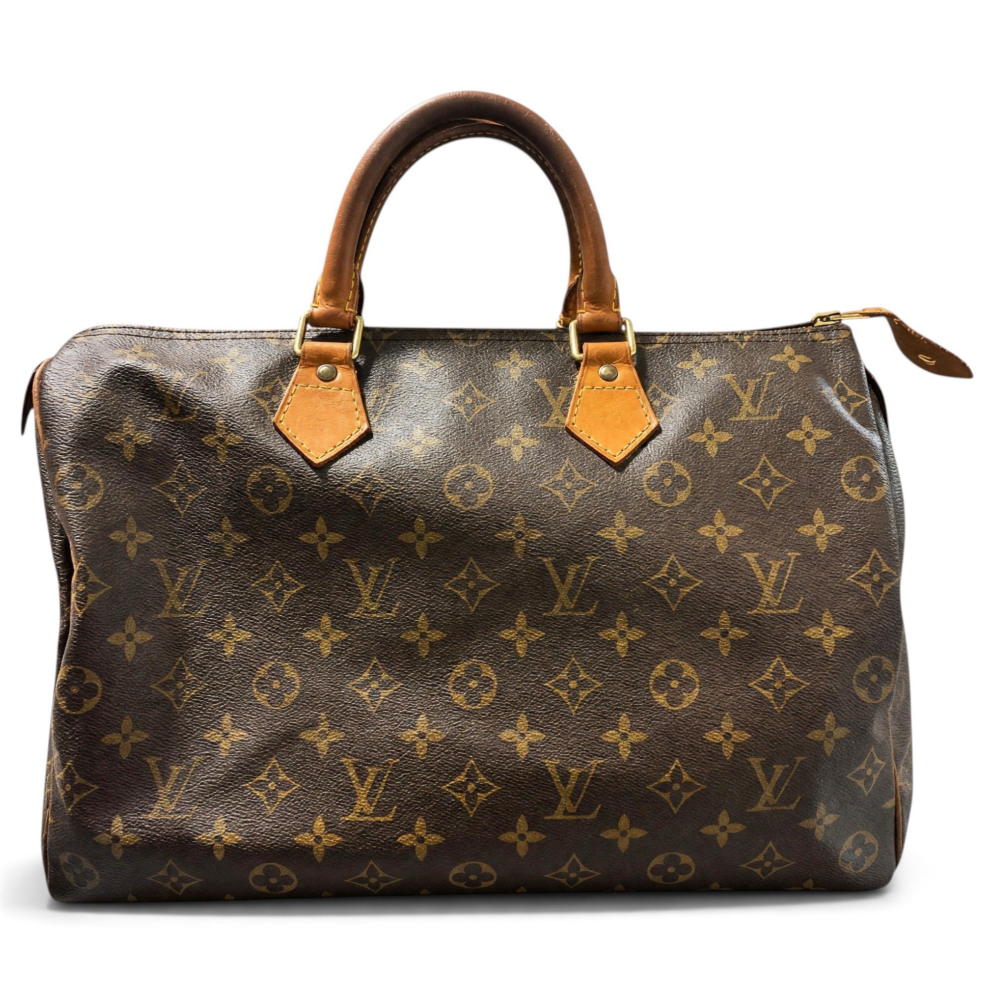 Speedy leather handbag