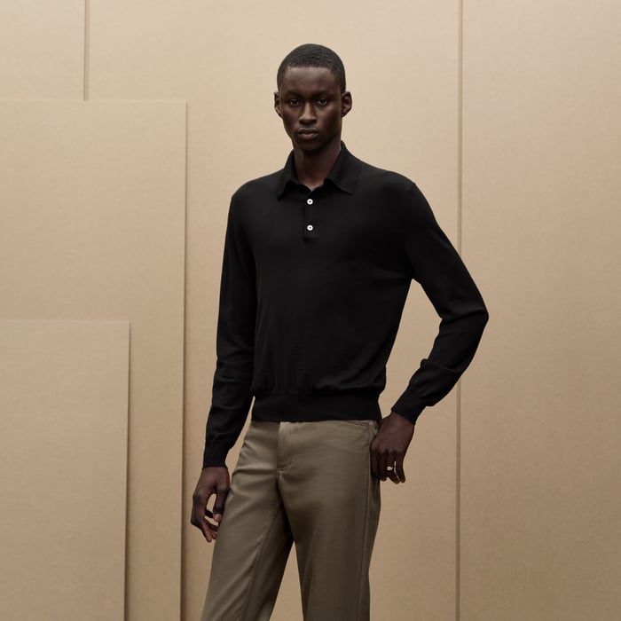 Noir "Detail H" Polo Shirt