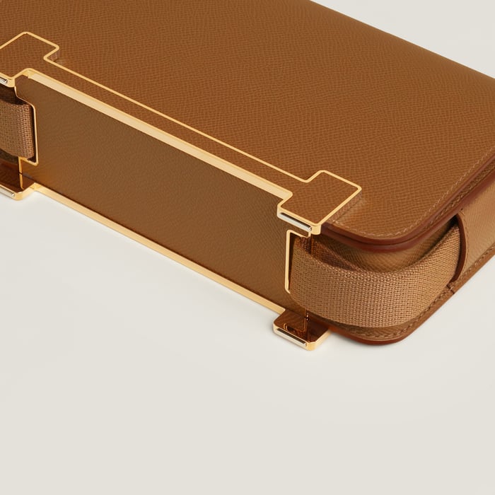Gold Hermès Geta Slim Bag