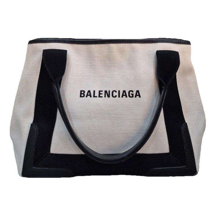 Navy cabas tote