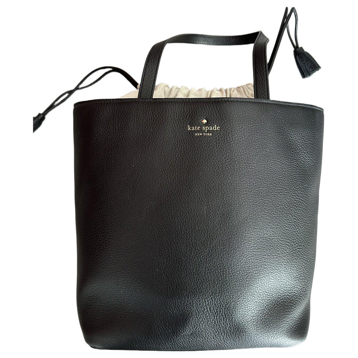 Leather tote