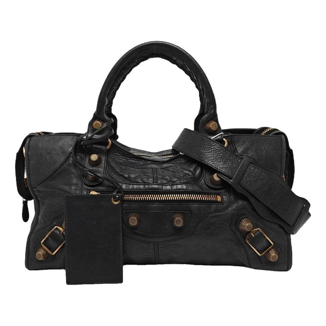 Leather handbag