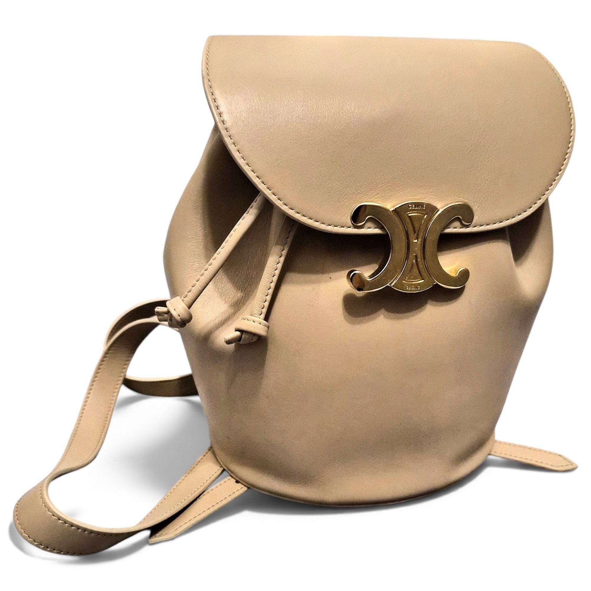 Folco leather backpack