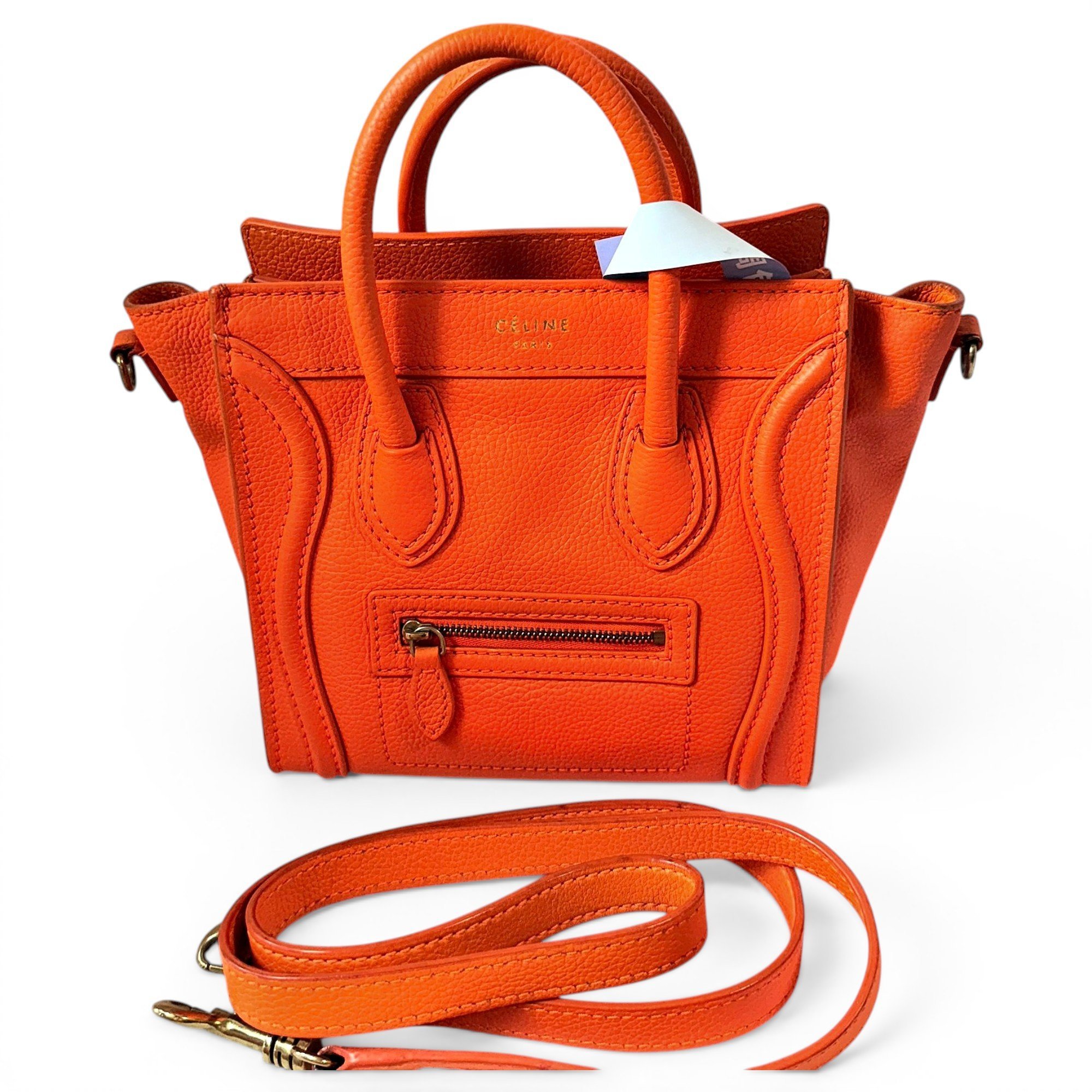 Nano Luggage leather handbag