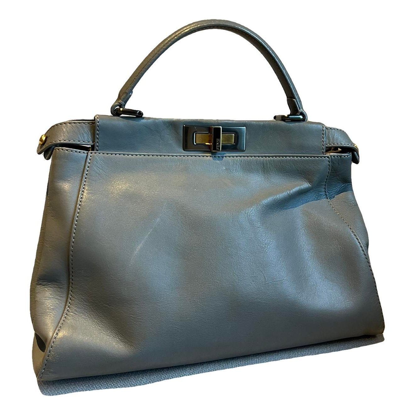 Peekaboo leather handbag