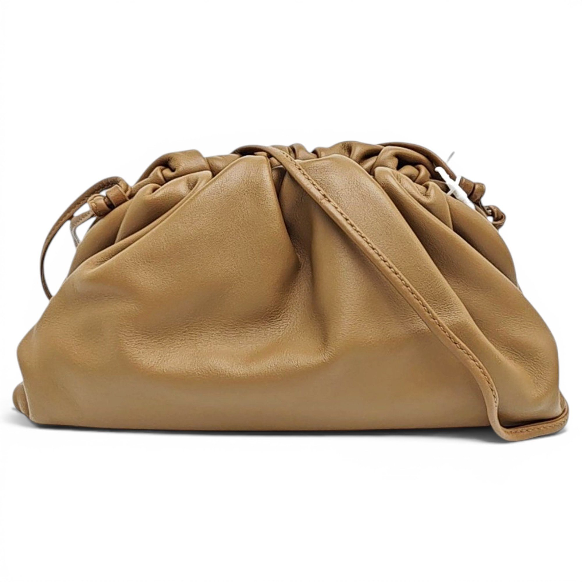 Pouch leather handbag