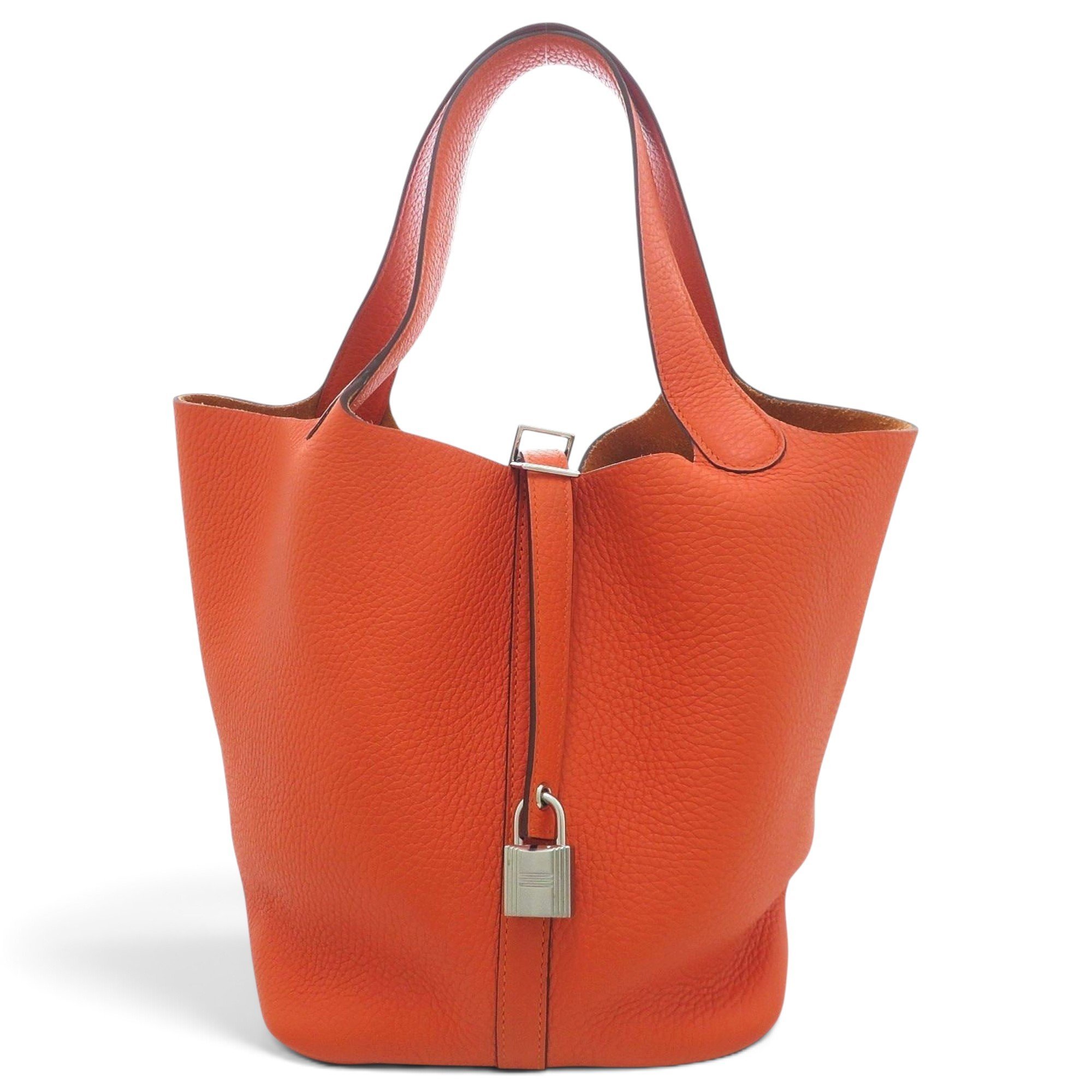 Picotin leather handbag
