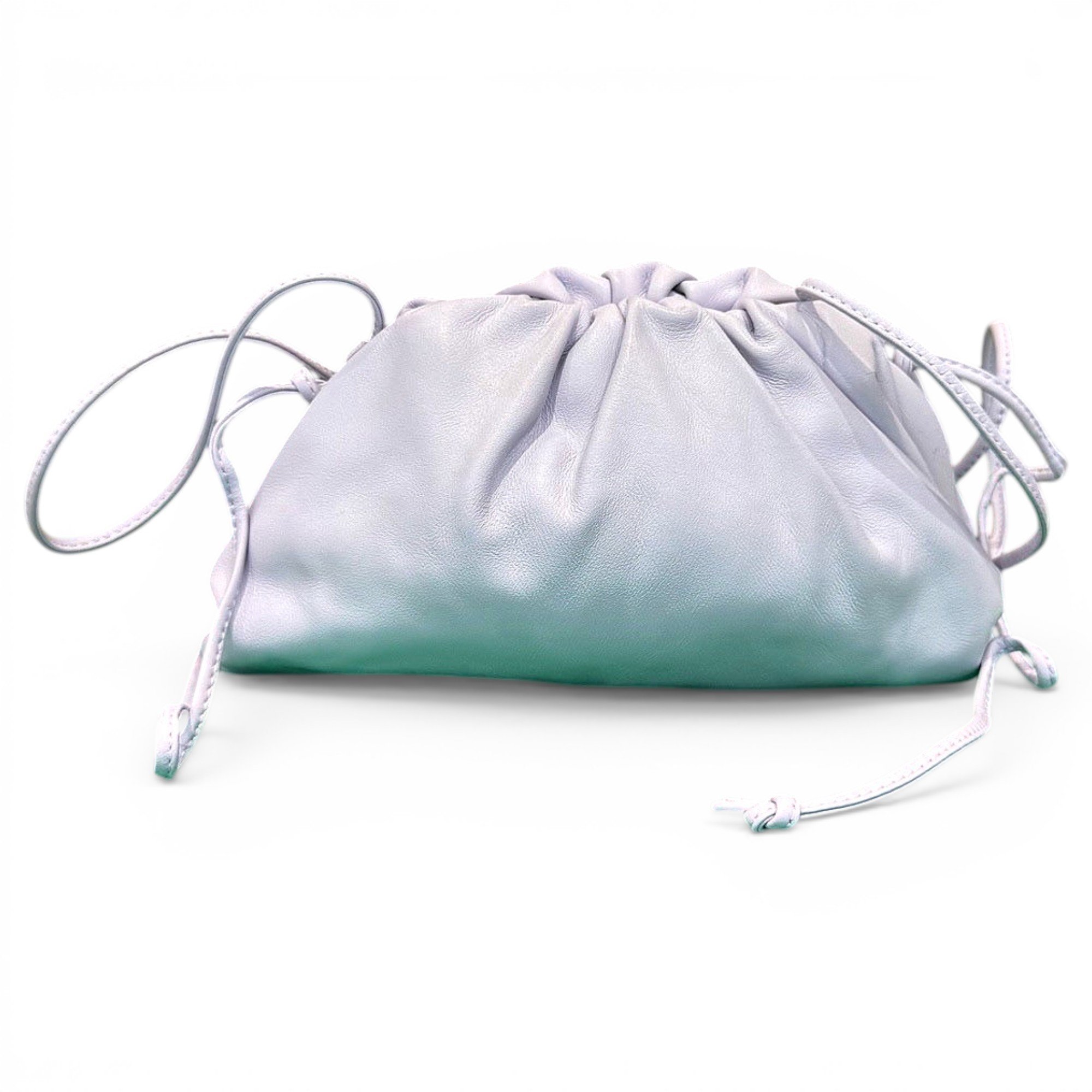 Pouch leather crossbody bag