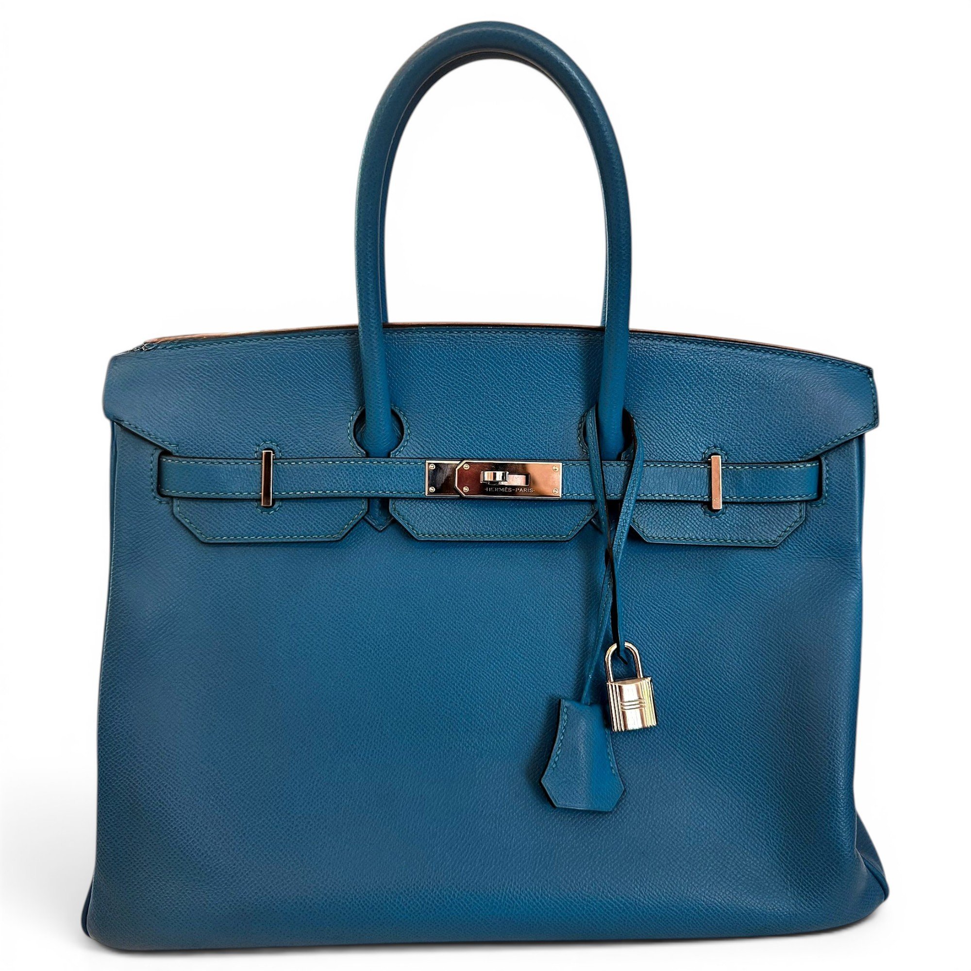 Birkin 35 leather handbag