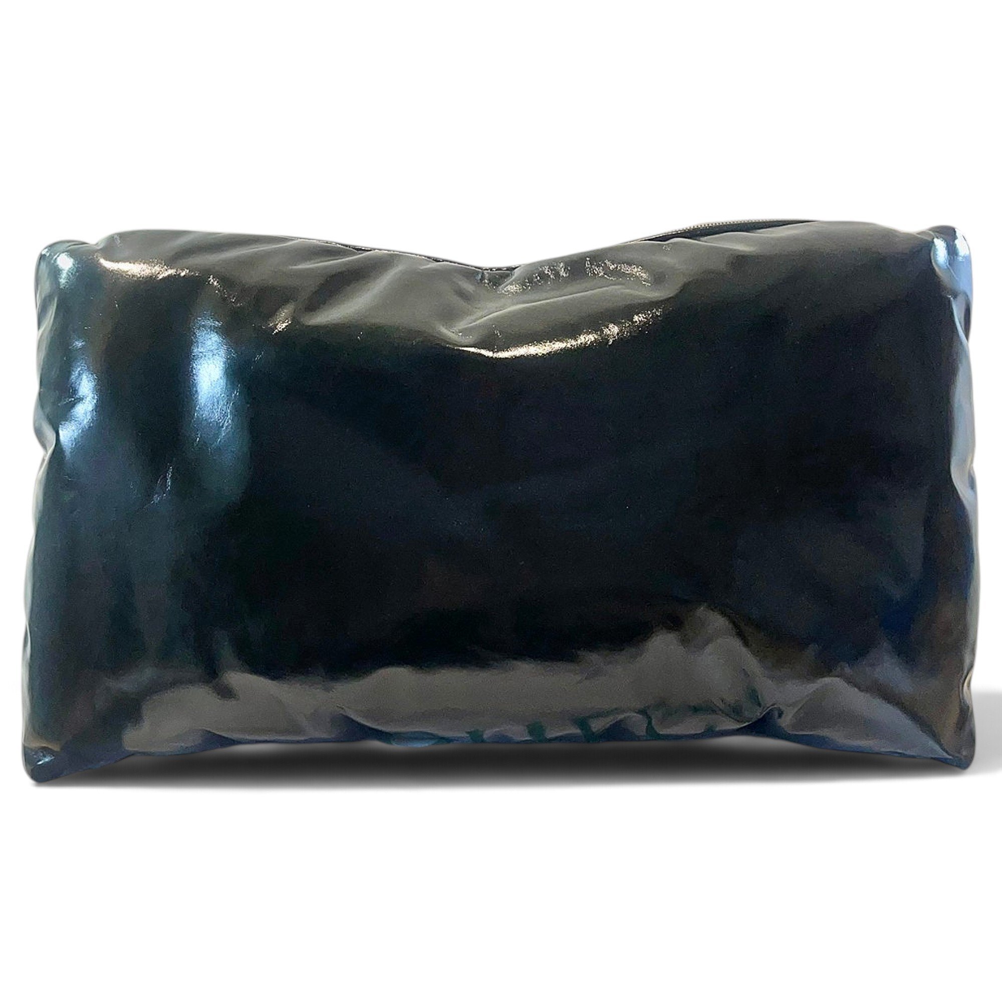 Bottega Veneta Pillow patent leather clutch bag