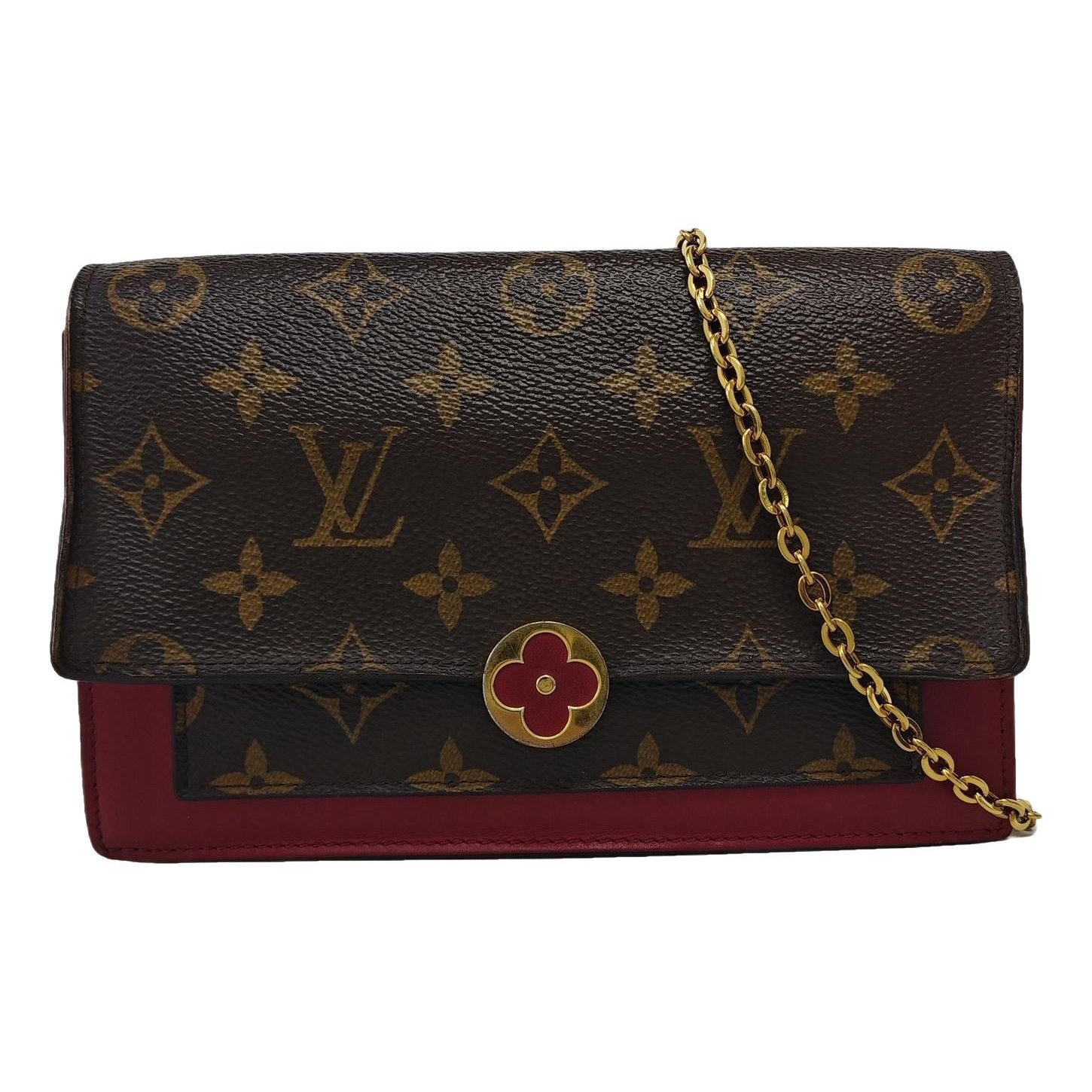 Chaîne Flore leather handbag
