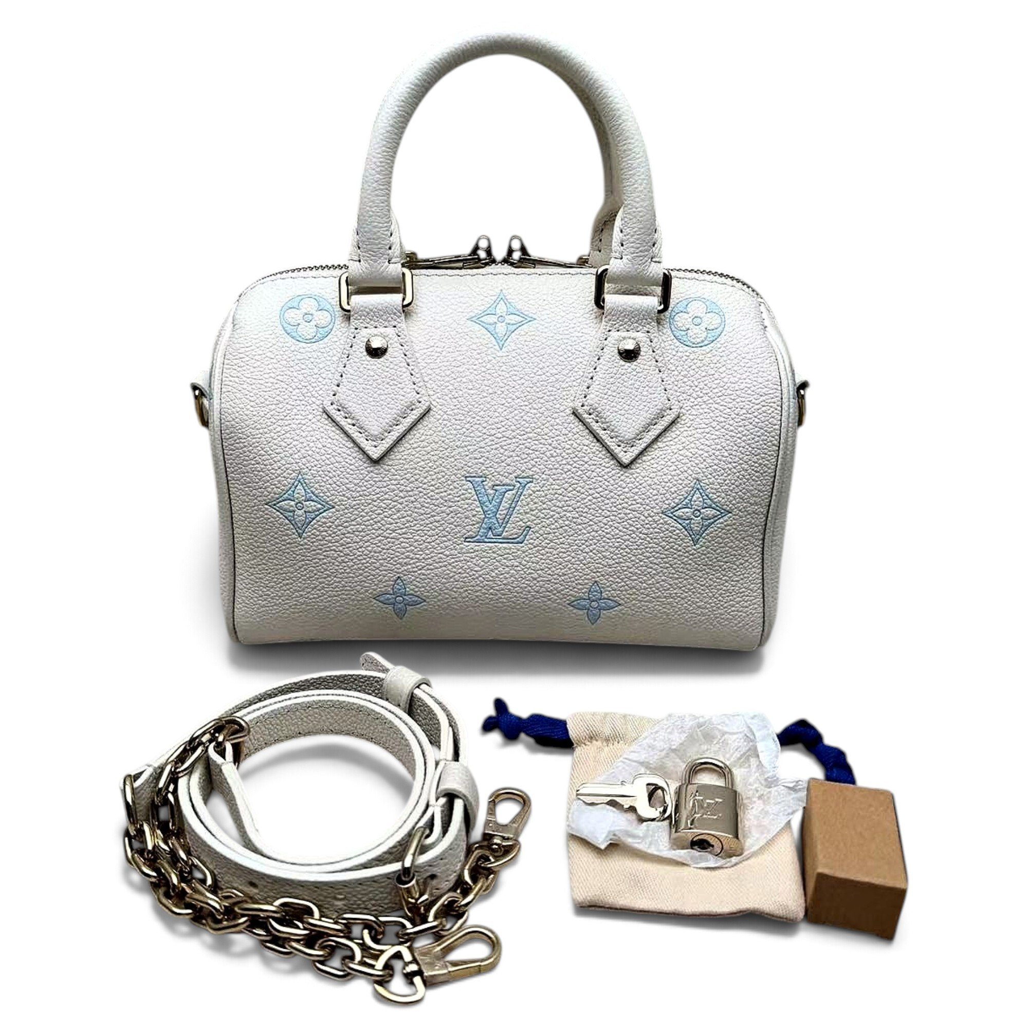 Speedy leather handbag