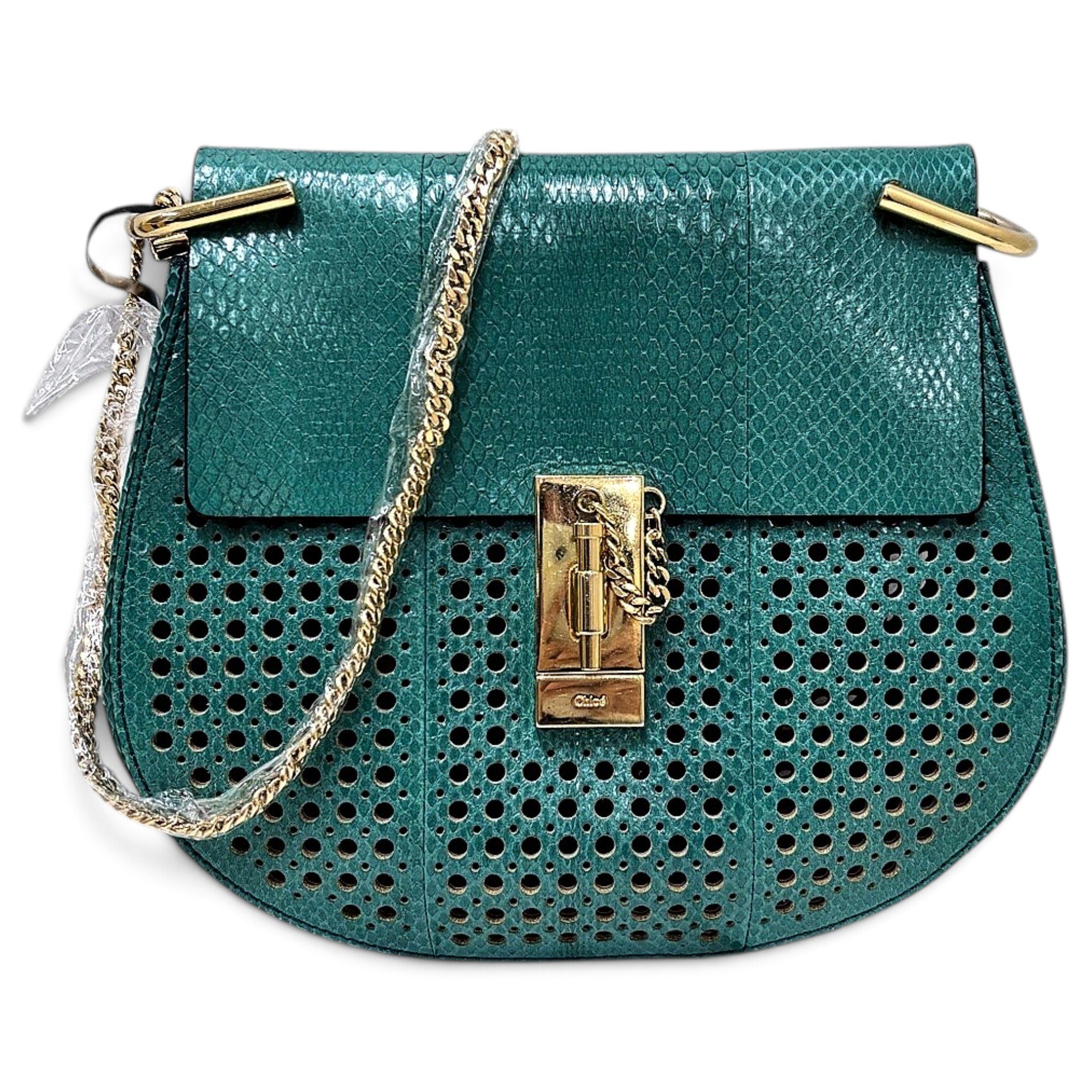 Drew leather handbag