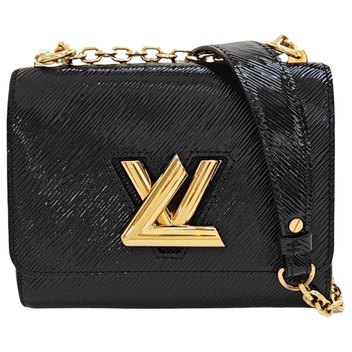 Twist leather crossbody bag
