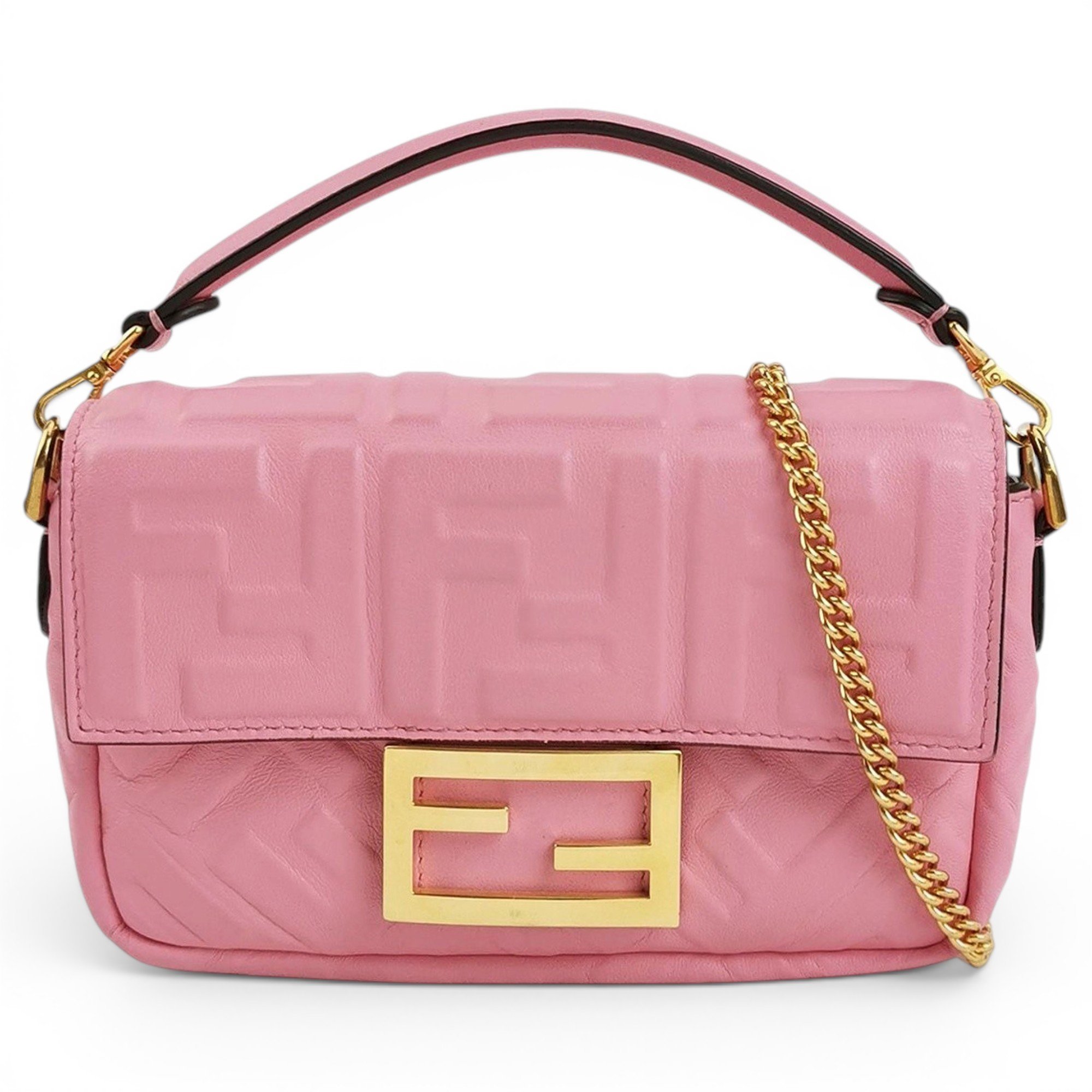 Baguette leather mini bag