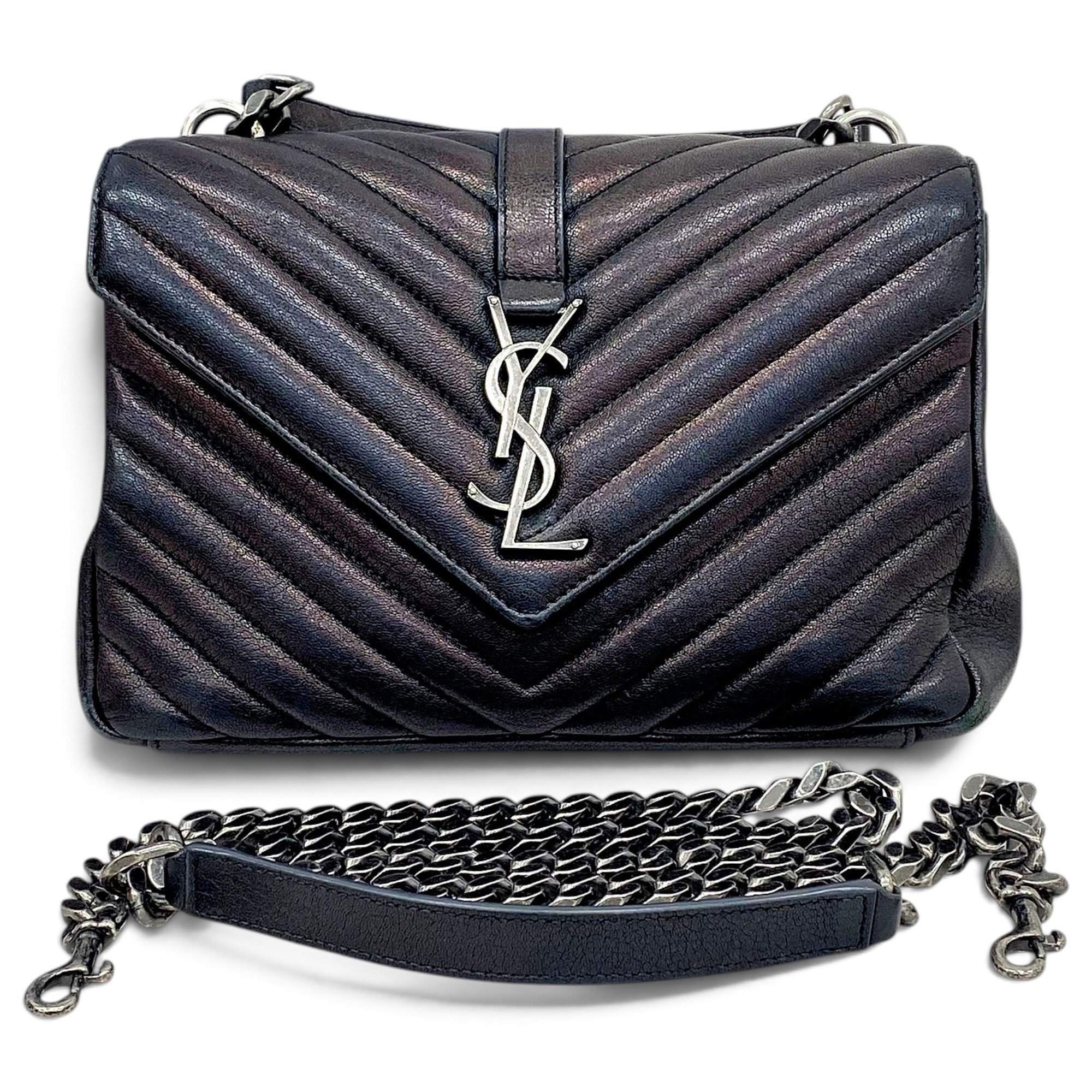 Collége monogramme leather handbag