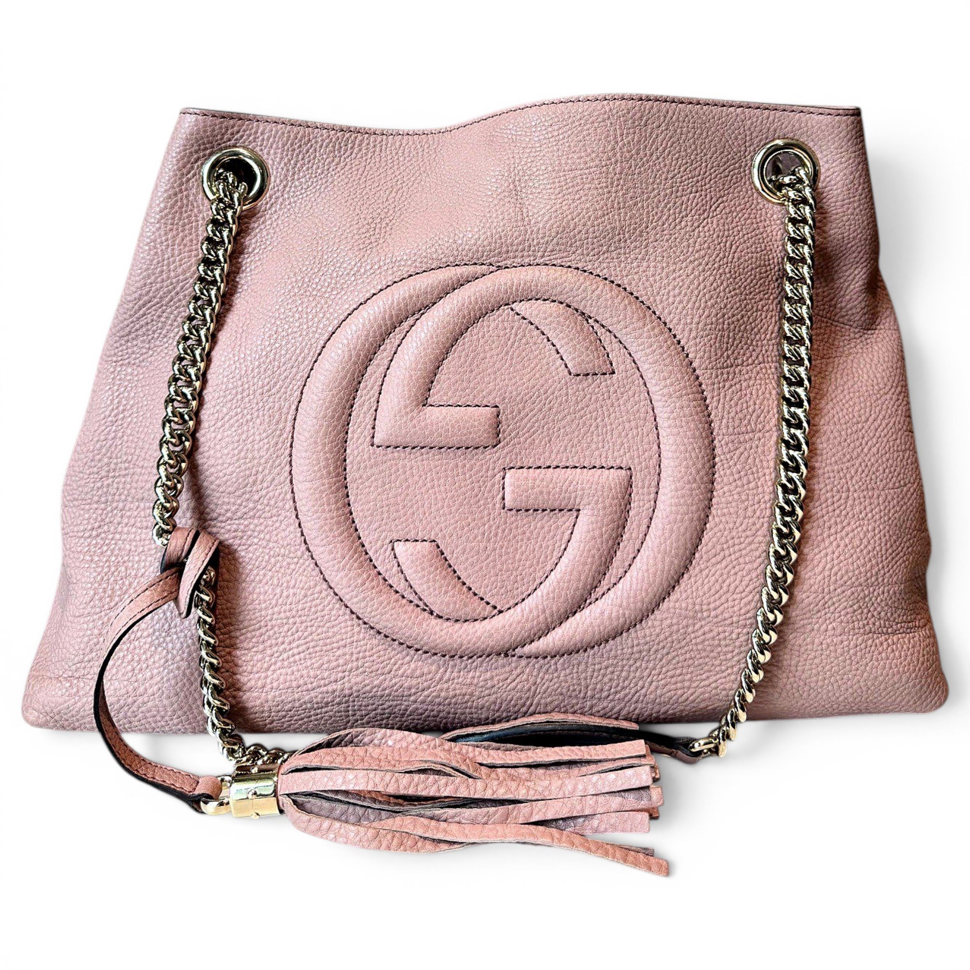 Leather handbag