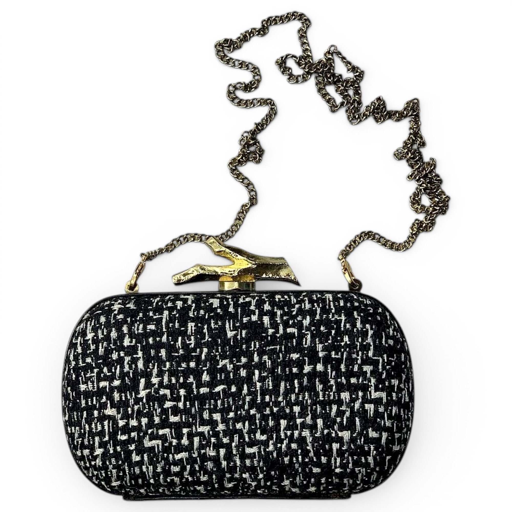 Wool clutch bag
