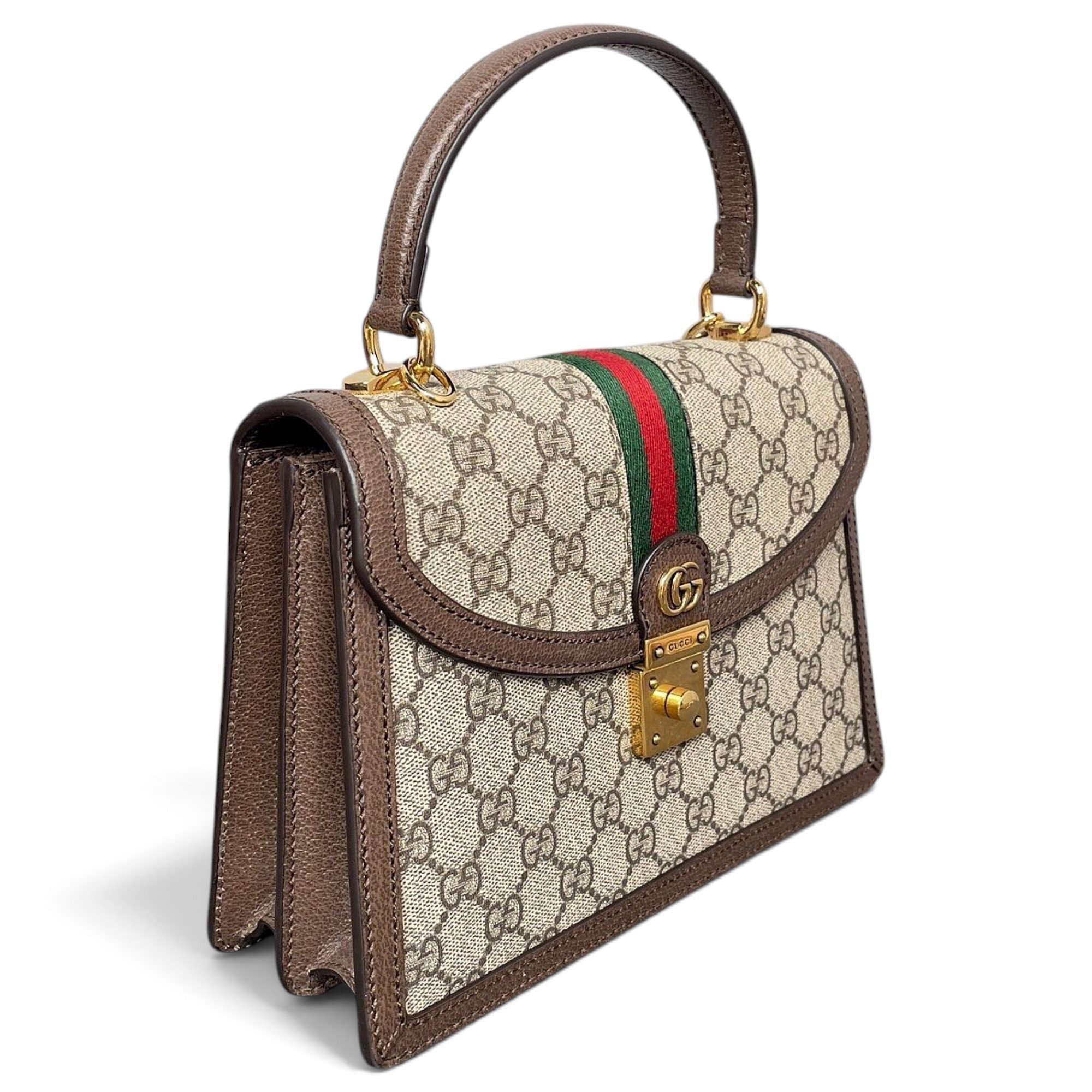 Ophidia Flap Top Handle cloth handbag