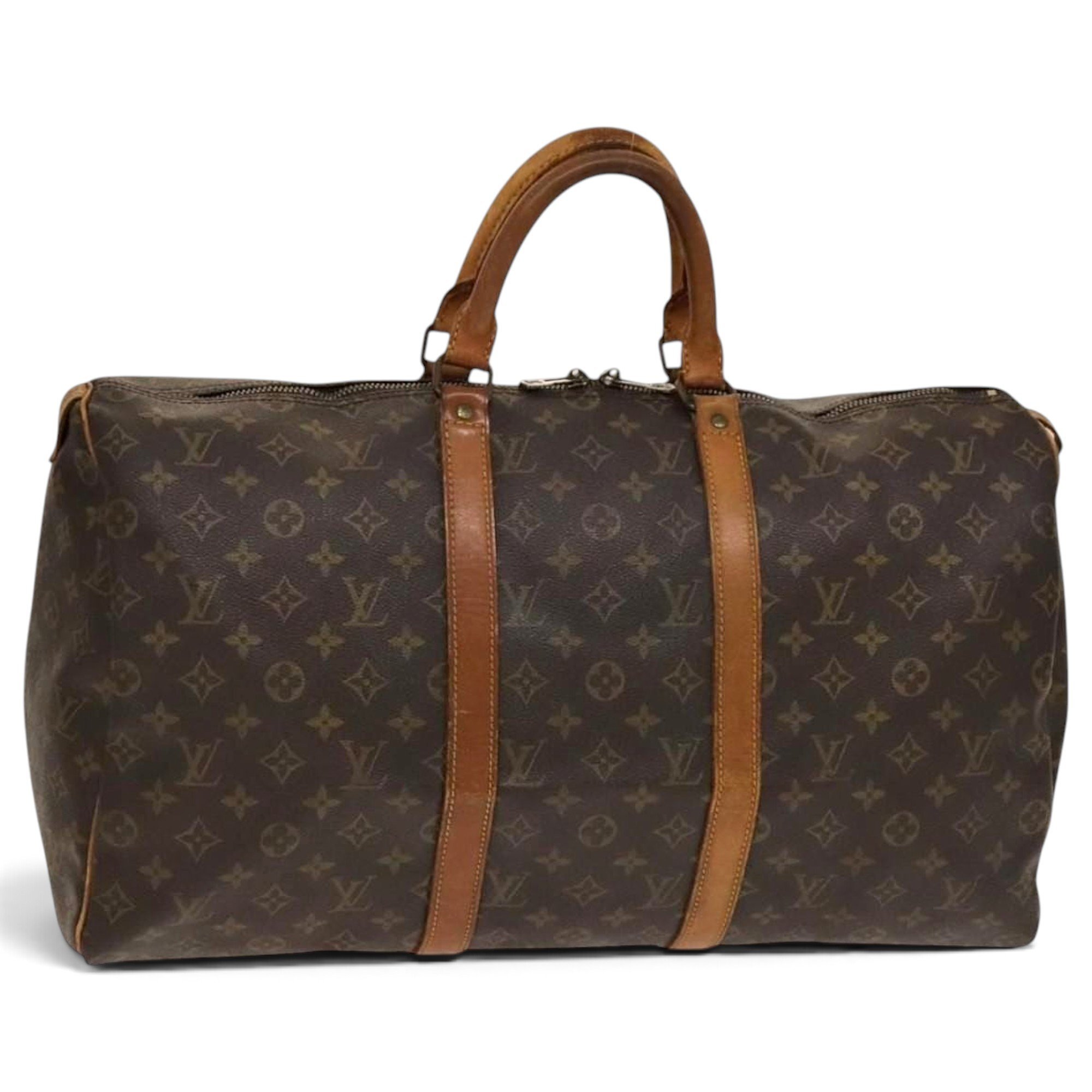 Leather bowling bag
