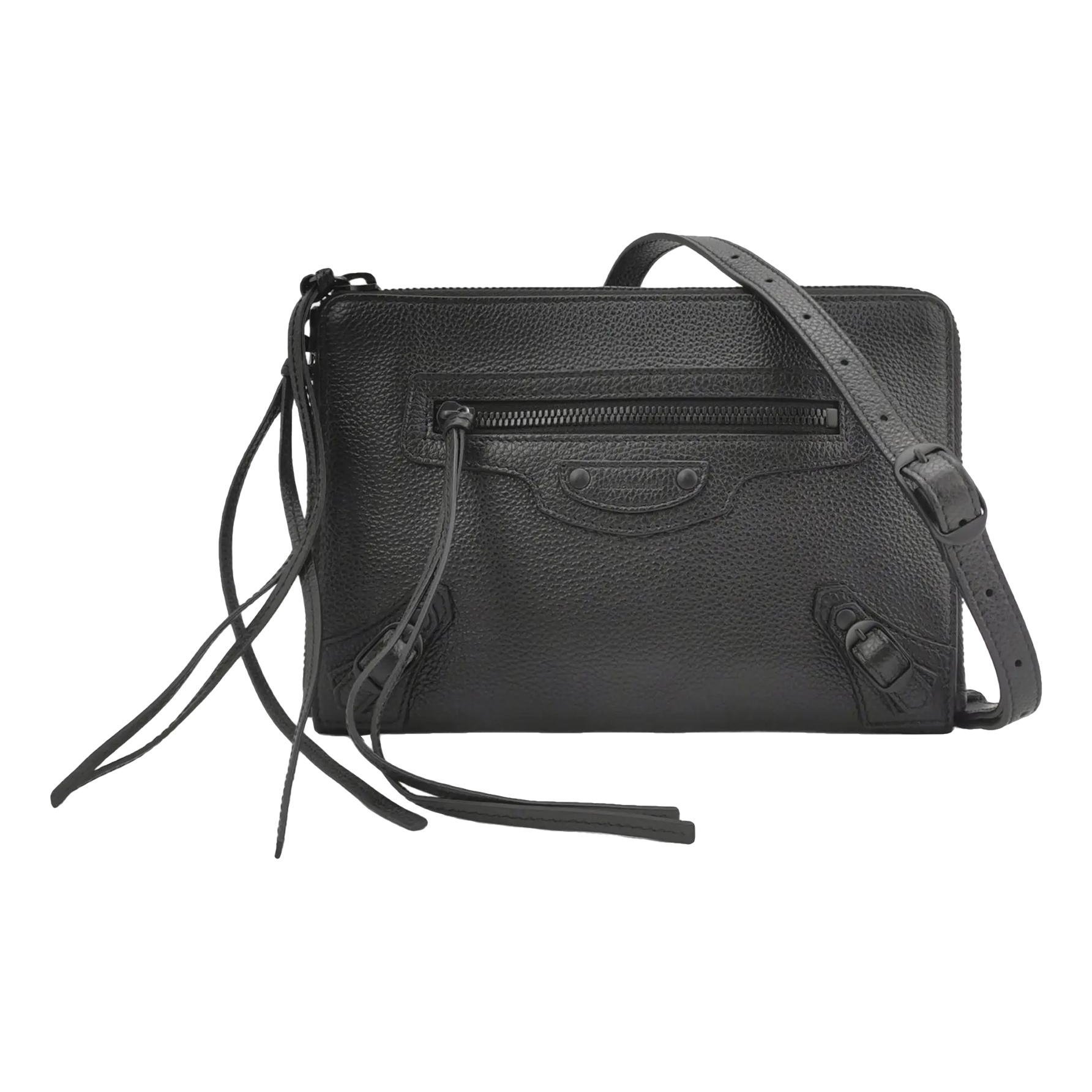 Envelop leather crossbody bag