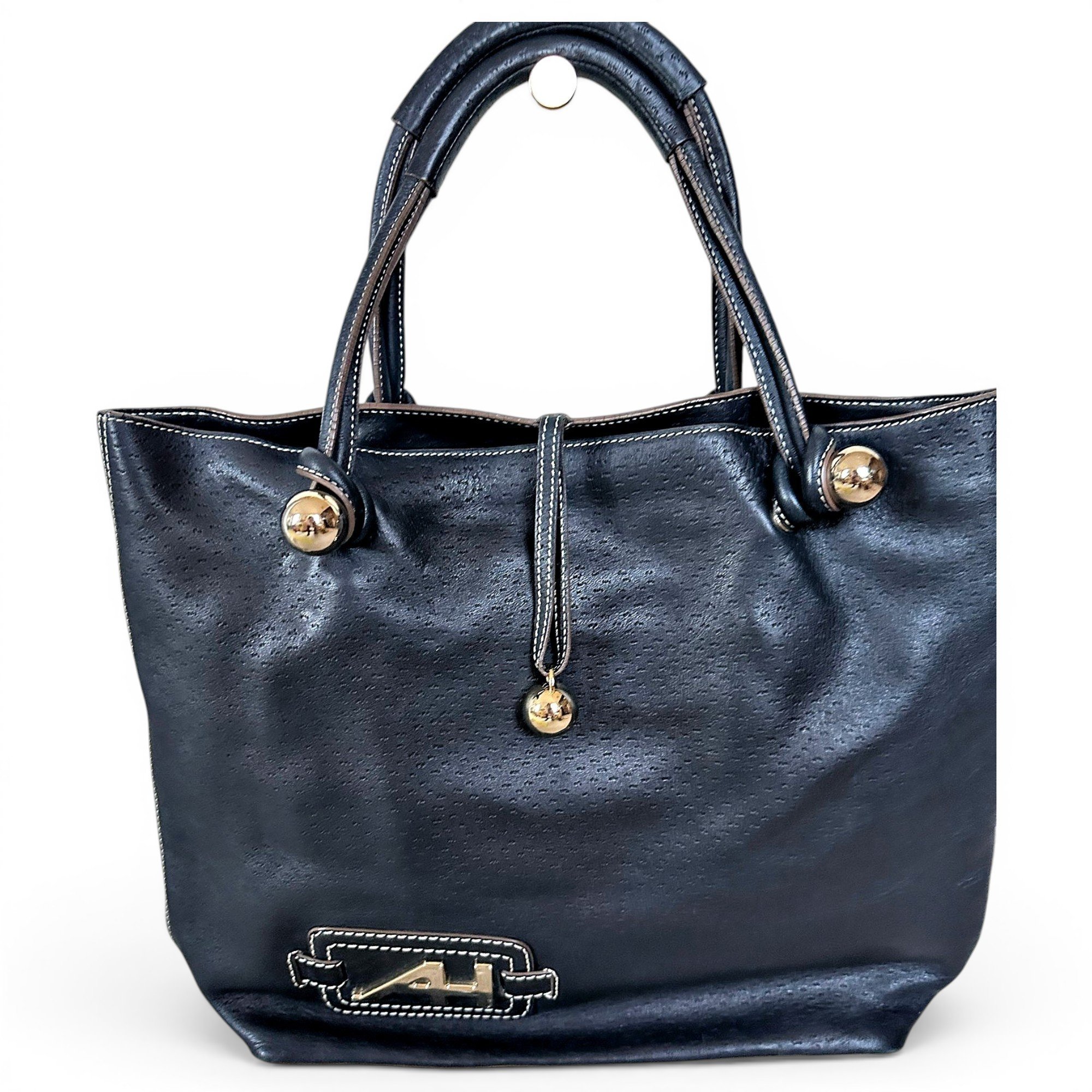 Leather tote