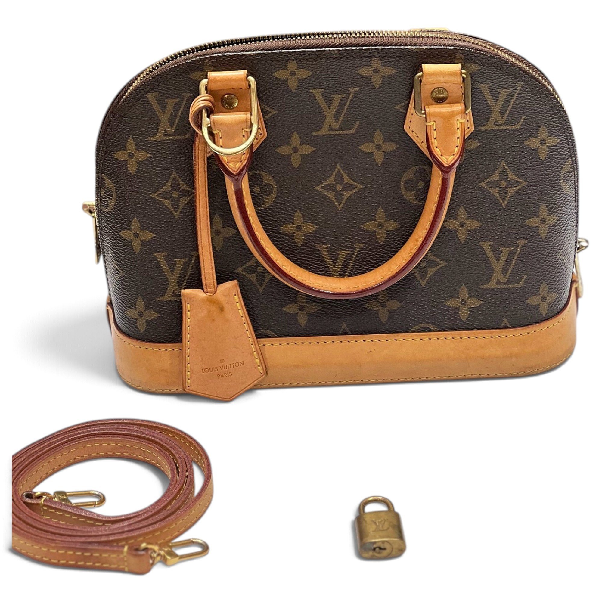 Alma leather handbag