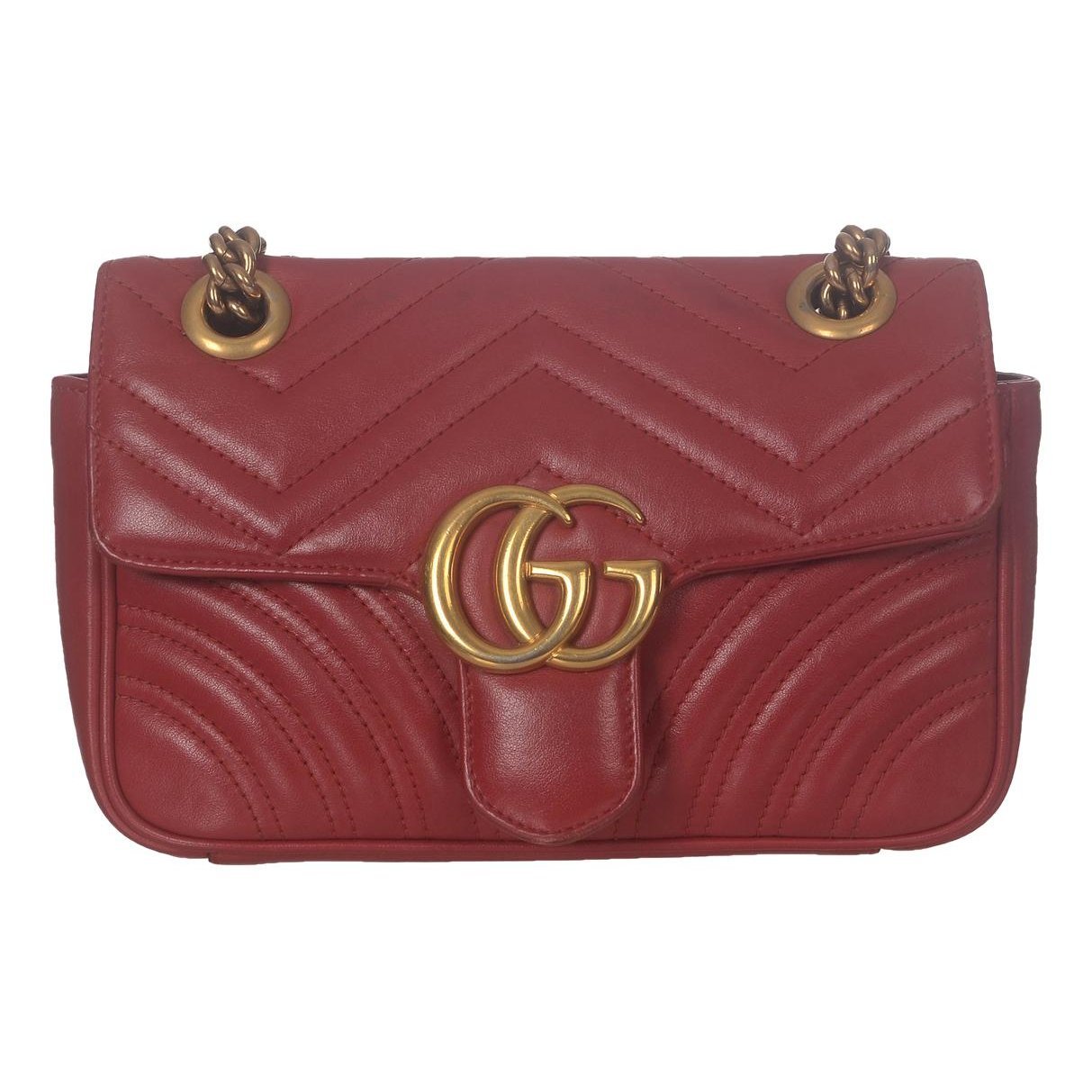 GG Marmont Flap leather crossbody bag