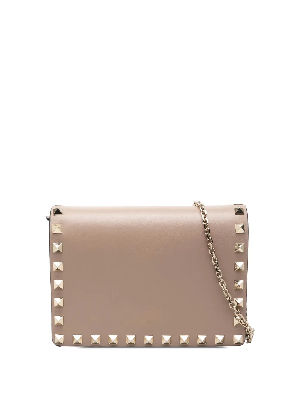 2000-2017 Leather Rockstud Chain Pouch crossbody bag