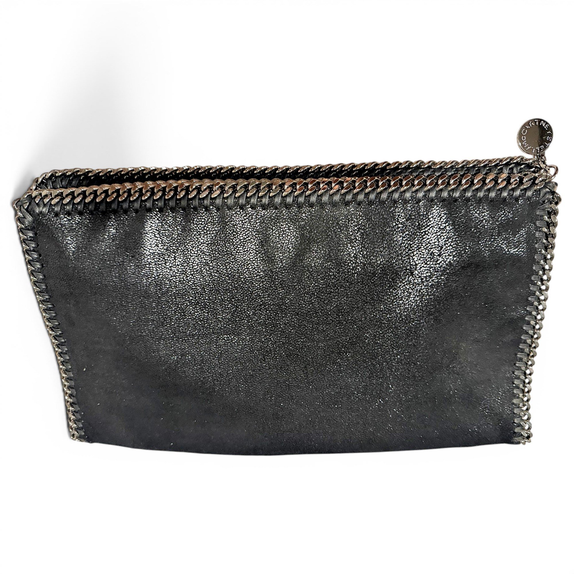 Falabella leather clutch bag