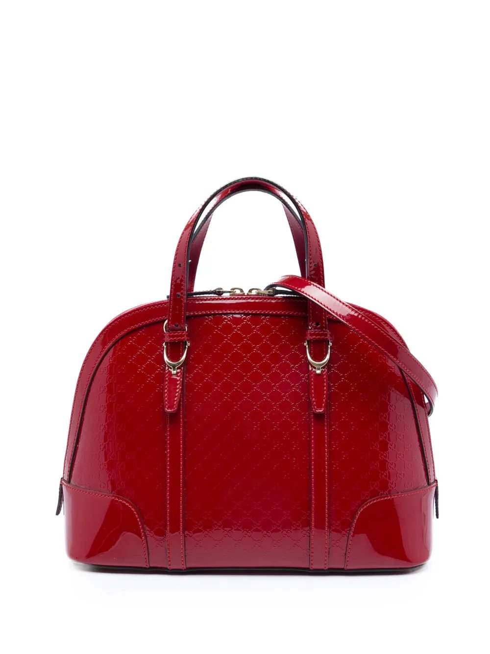 2016-2026 Small Microguccissima Patent Nice Dome satchel
