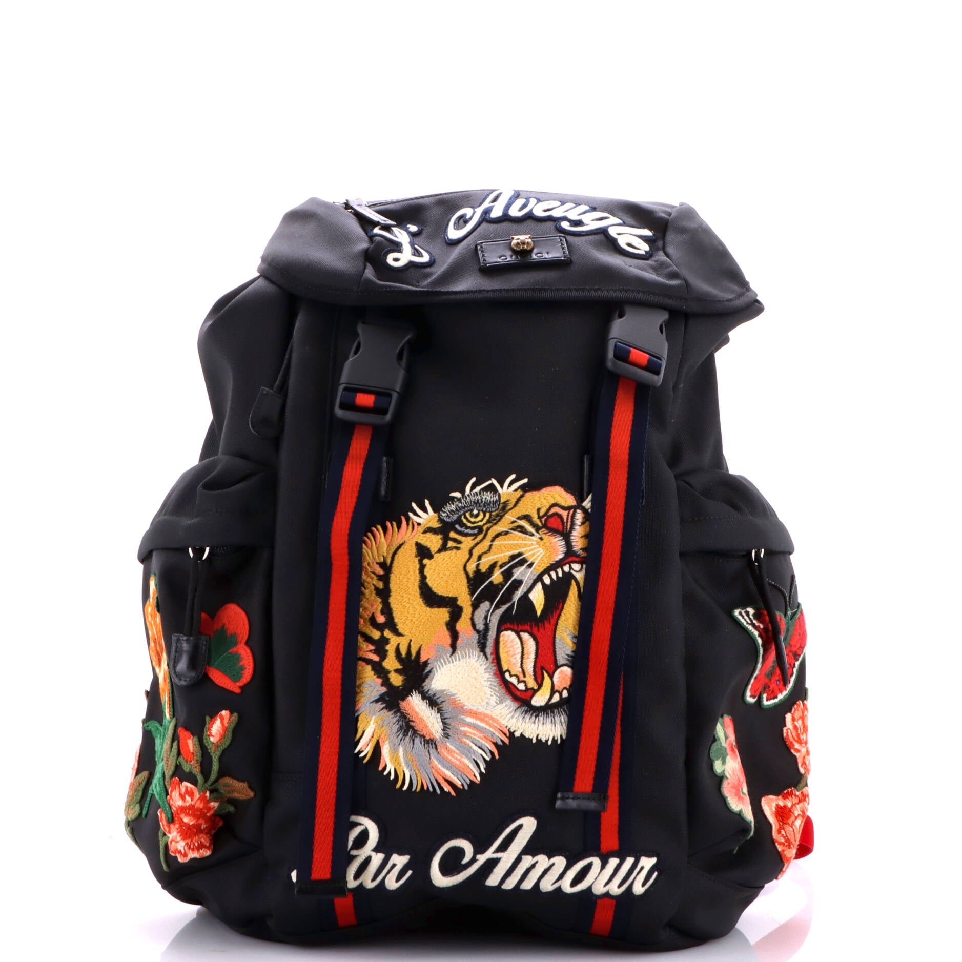 Techpack Backpack Embroidered Techno Canvas