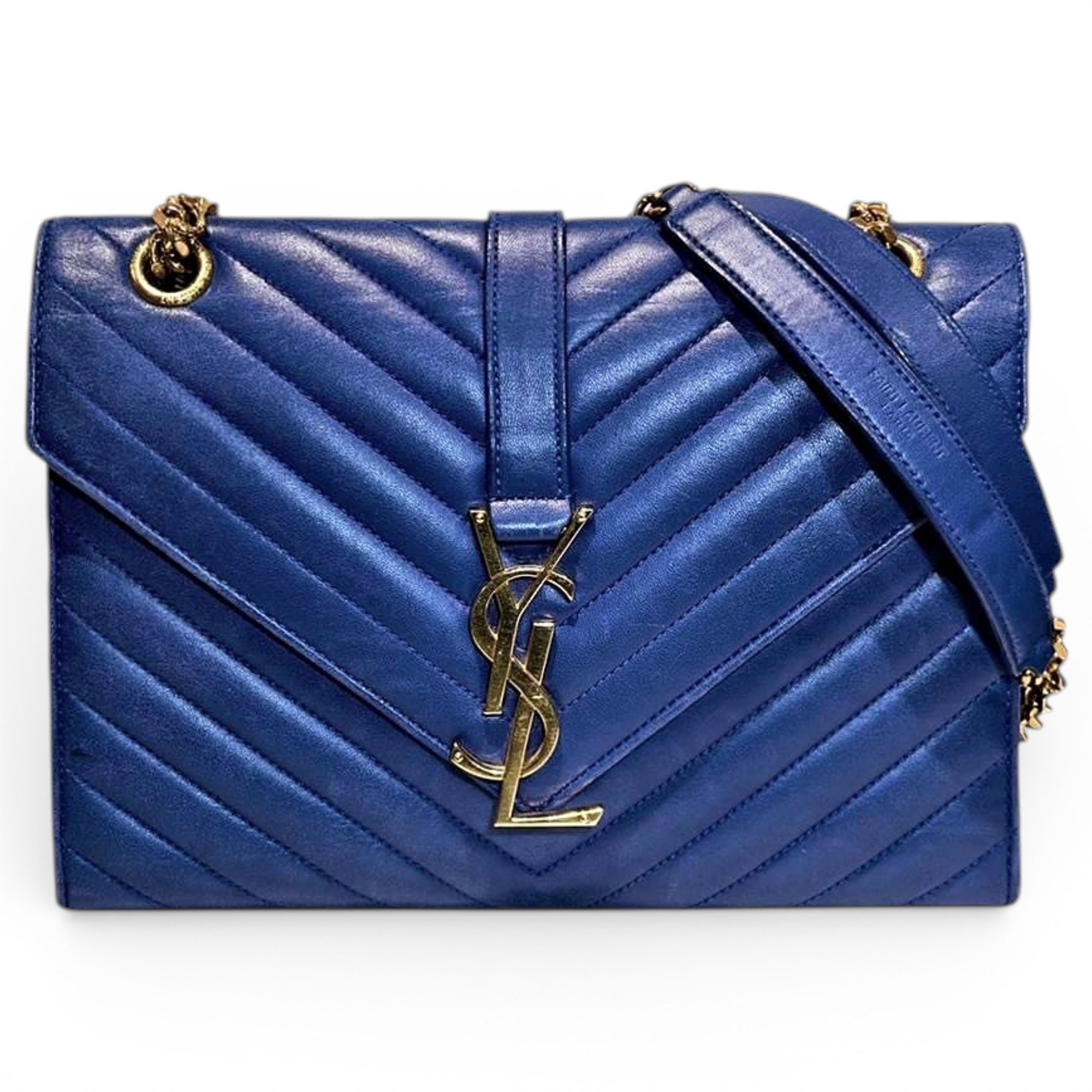 Envelope leather crossbody bag
