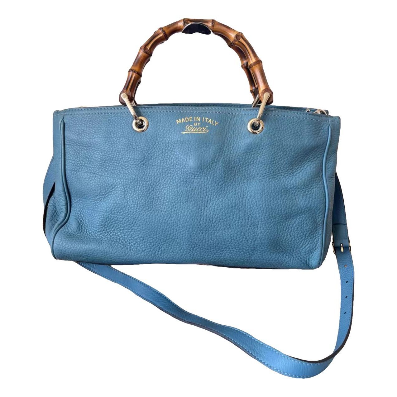 Bamboo Shopper leather tote