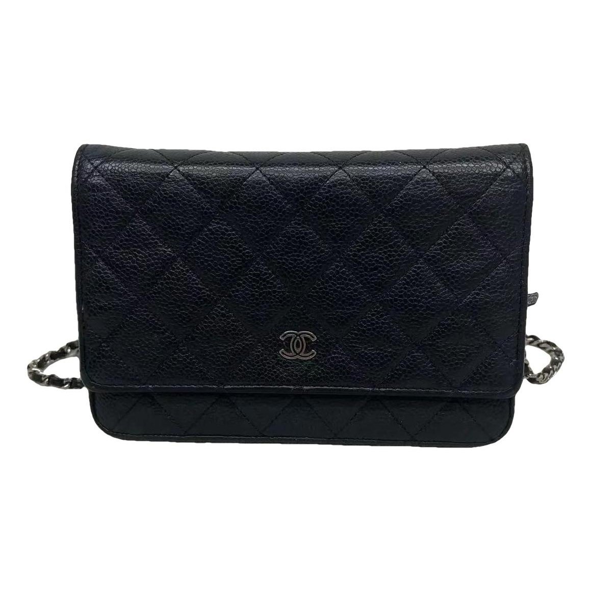 Trendy CC Wallet on Chain leather crossbody bag