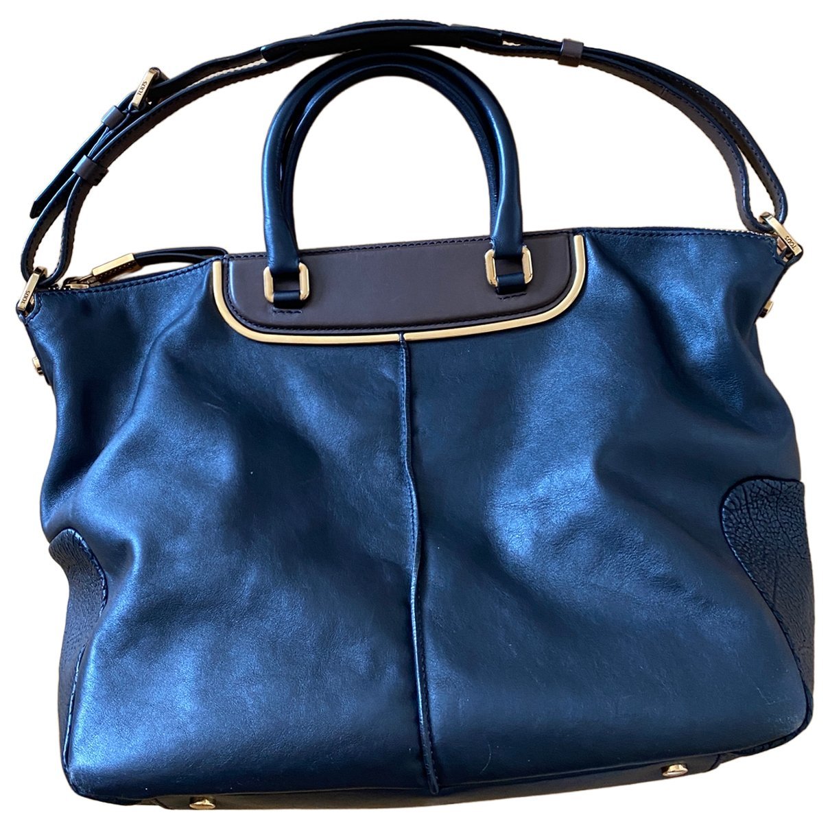 D Bag leather tote