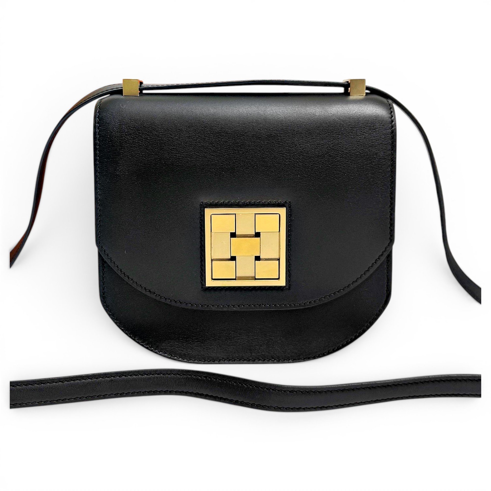 Mosaïque leather crossbody bag