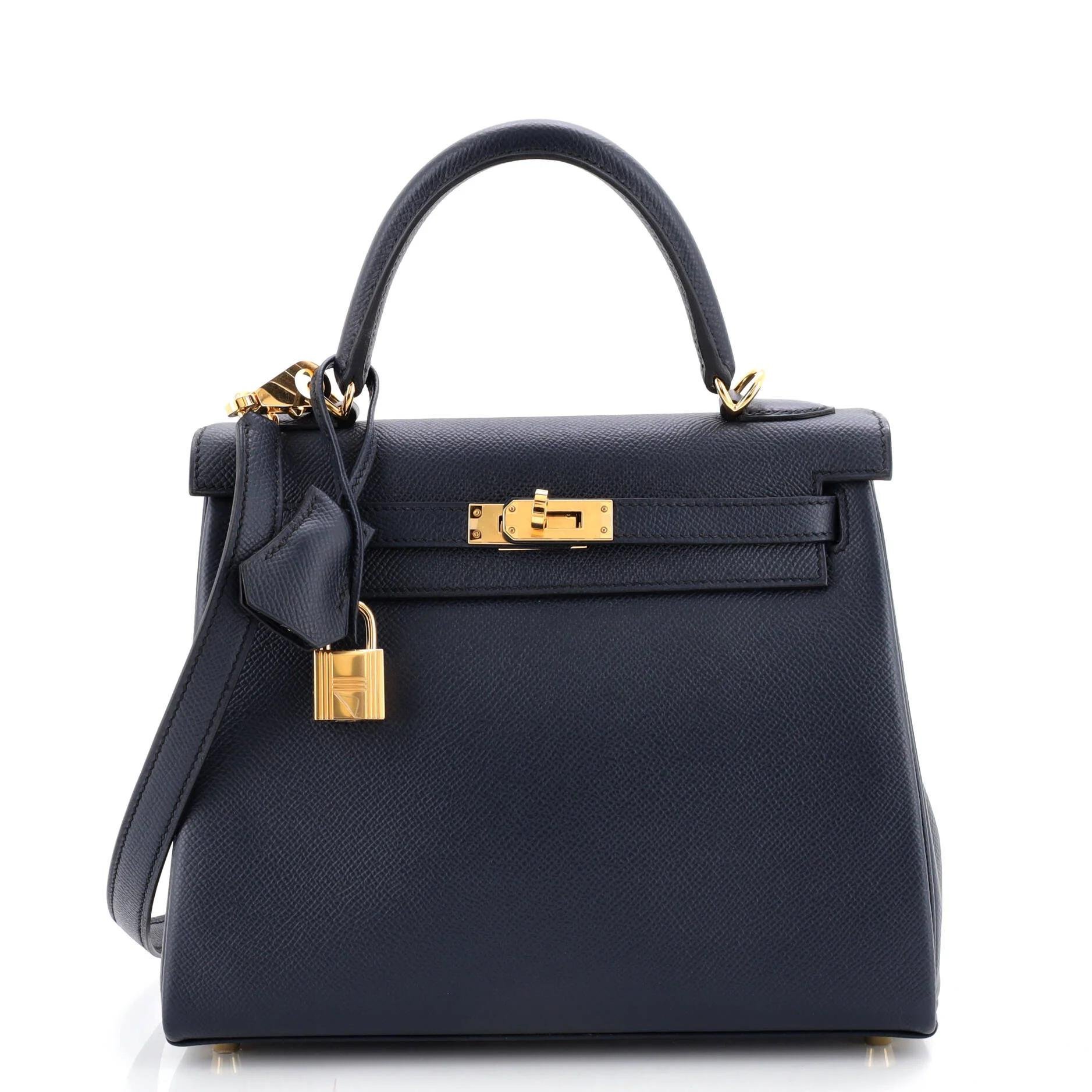 Kelly 25 leather handbag