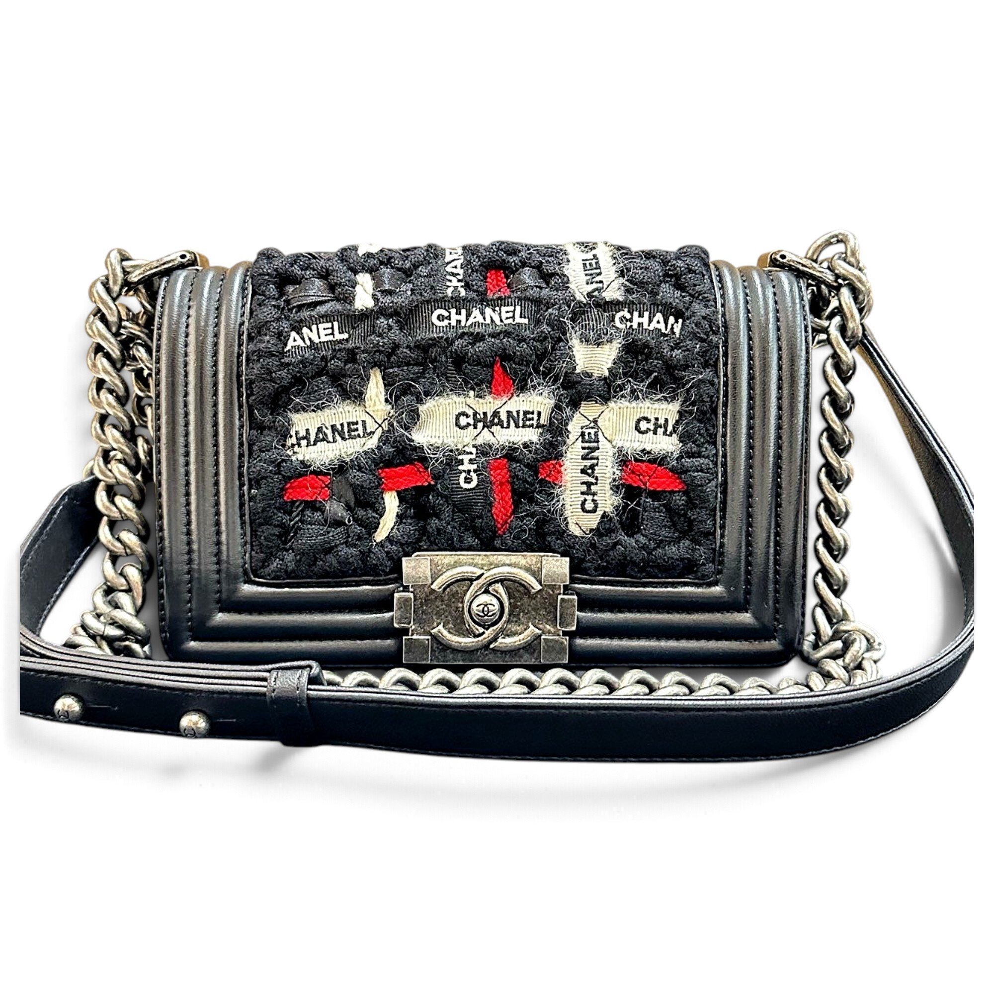 Boy leather crossbody bag