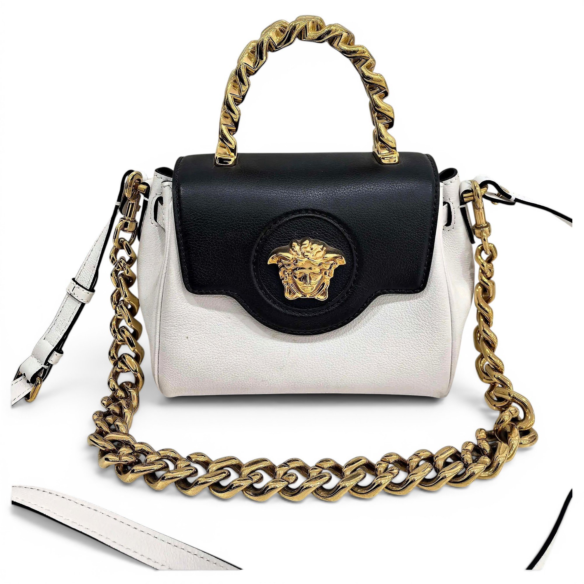 Palazzo Empire leather handbag