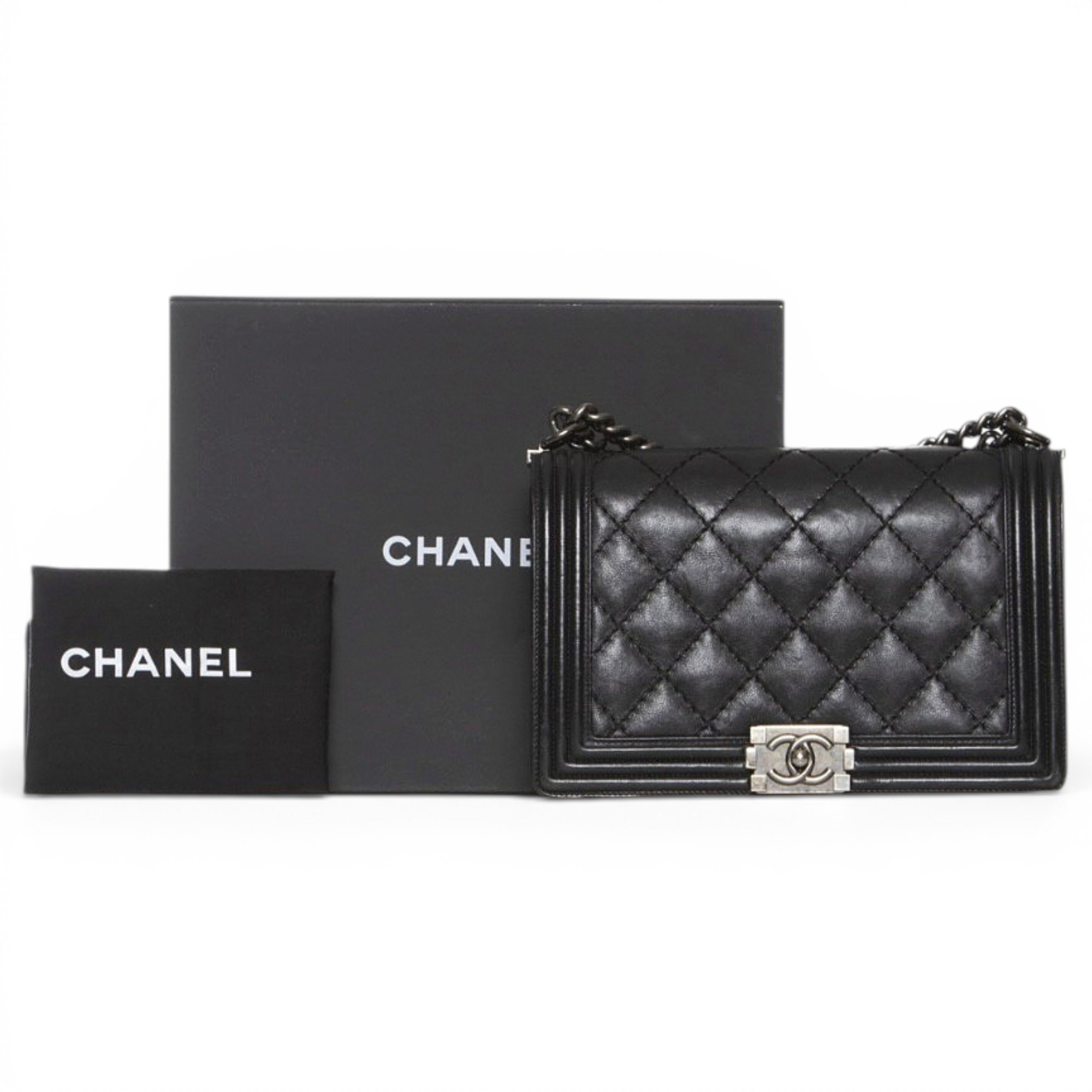 Chanel Boy leather handbag