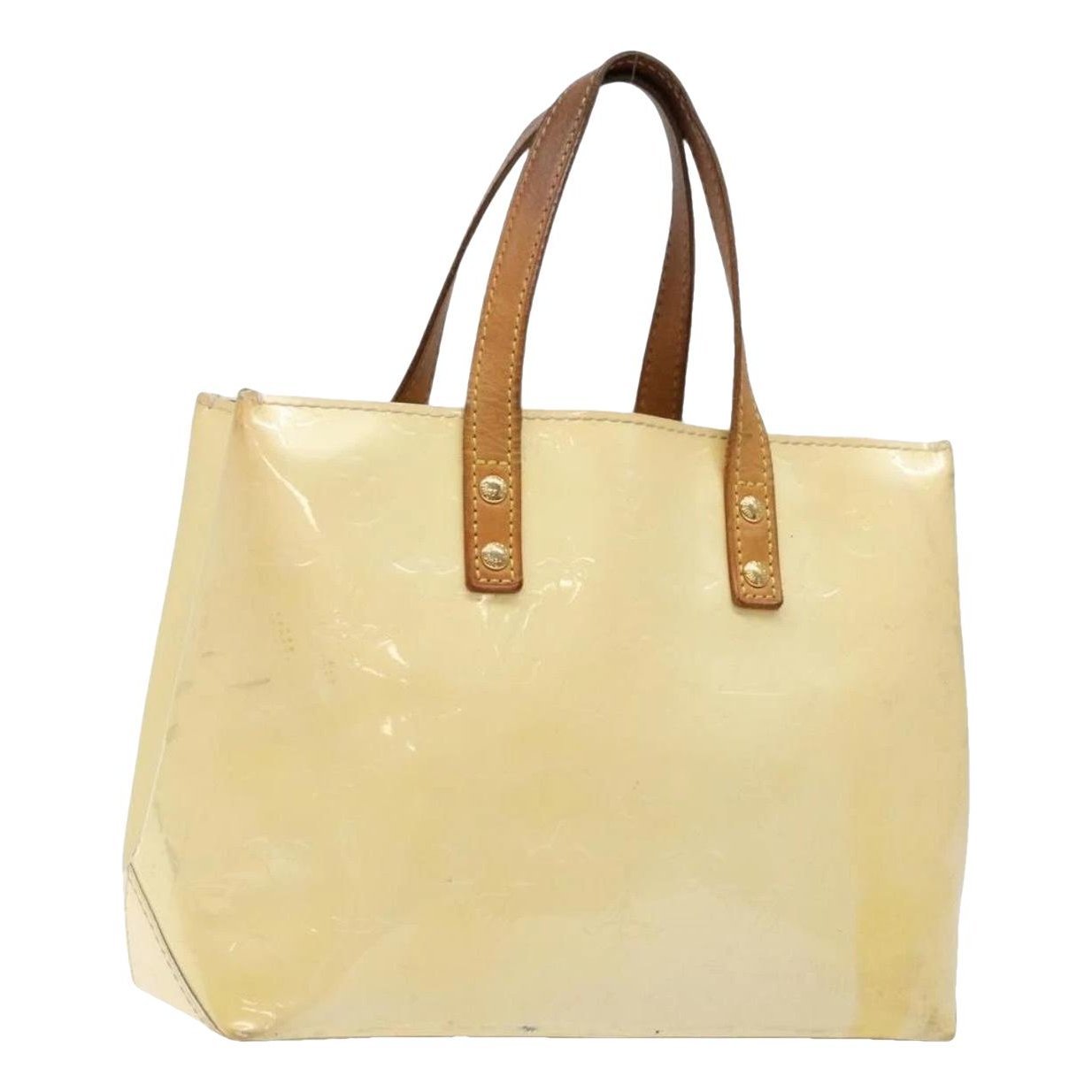 Reade patent leather handbag
