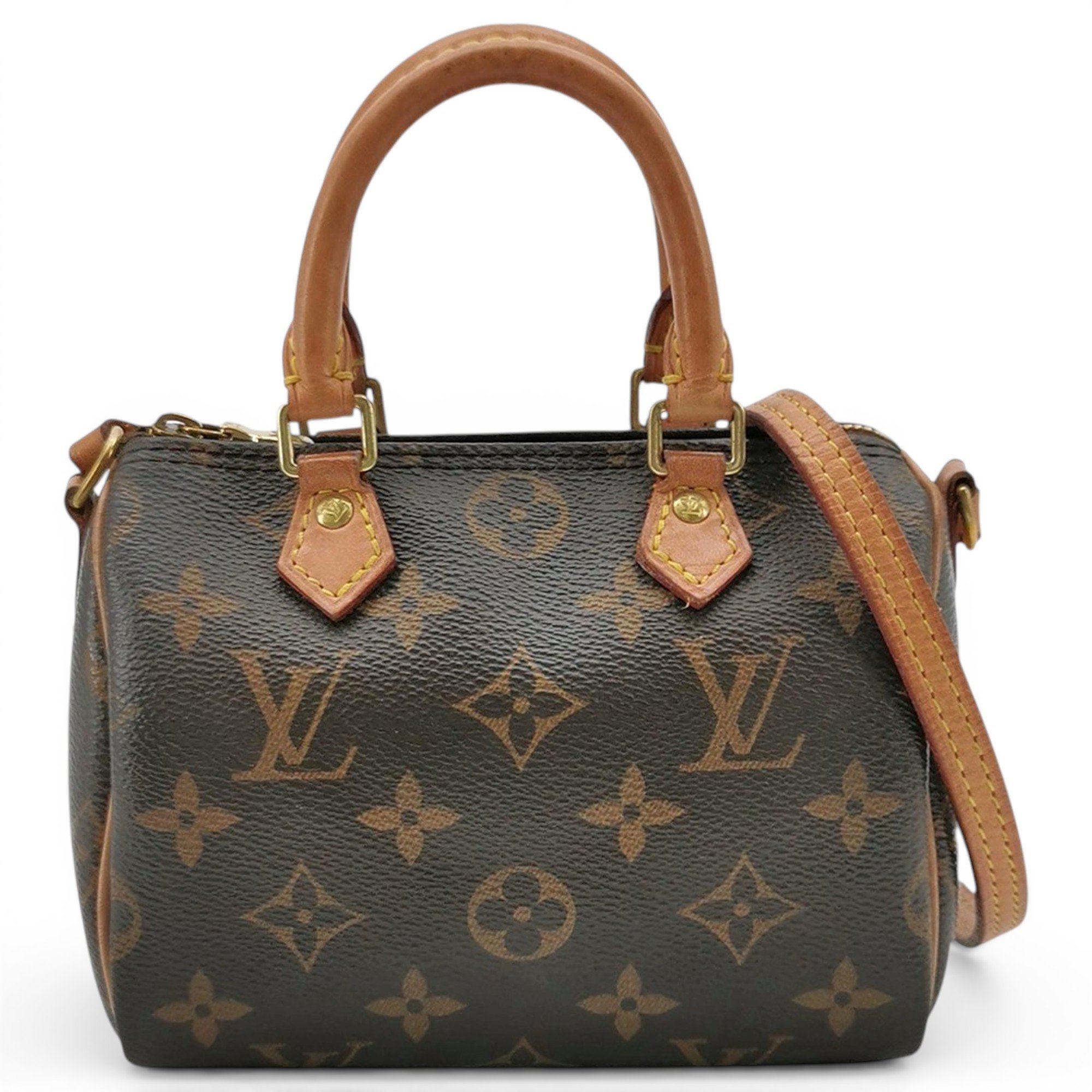 Speedy leather handbag