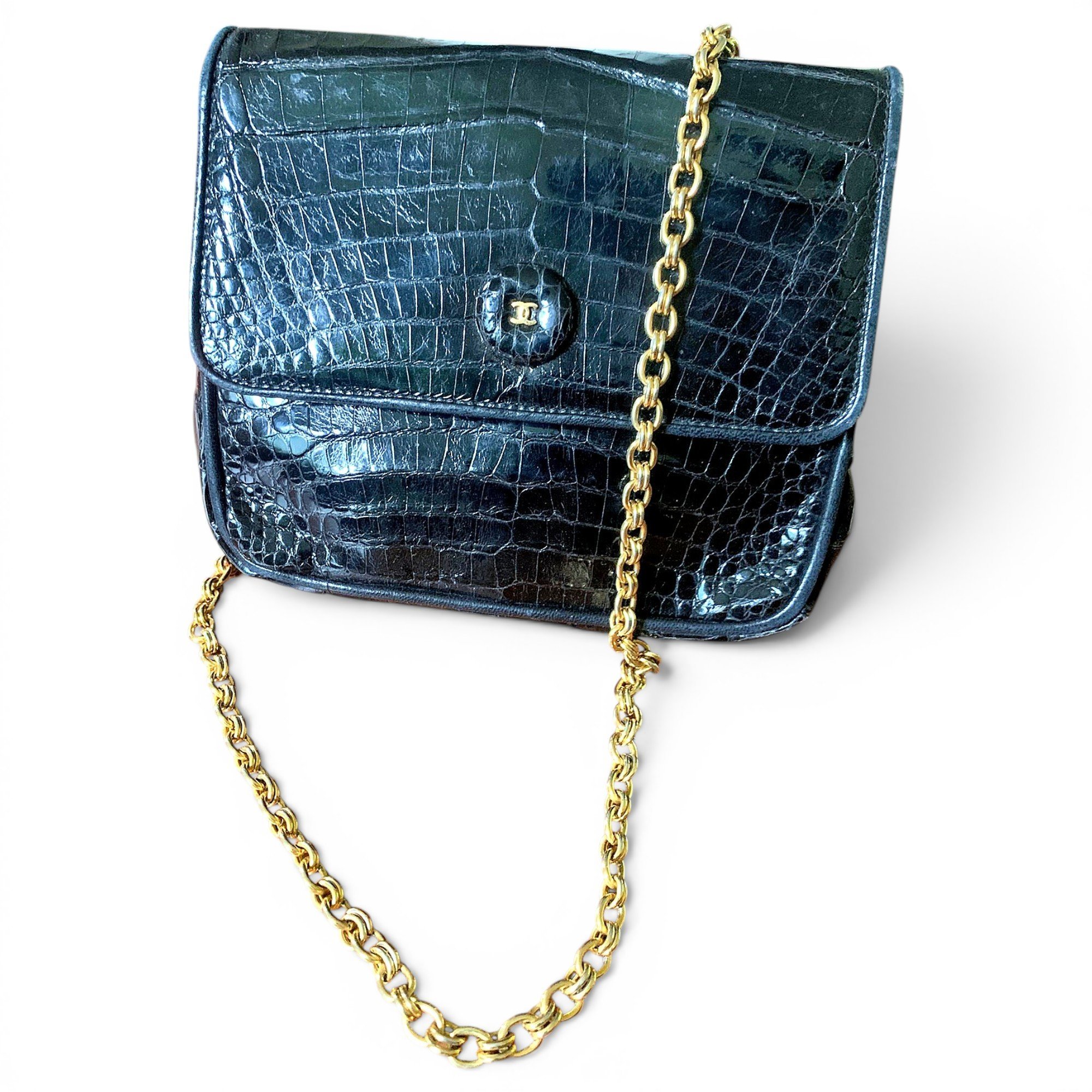 Diana crocodile crossbody bag