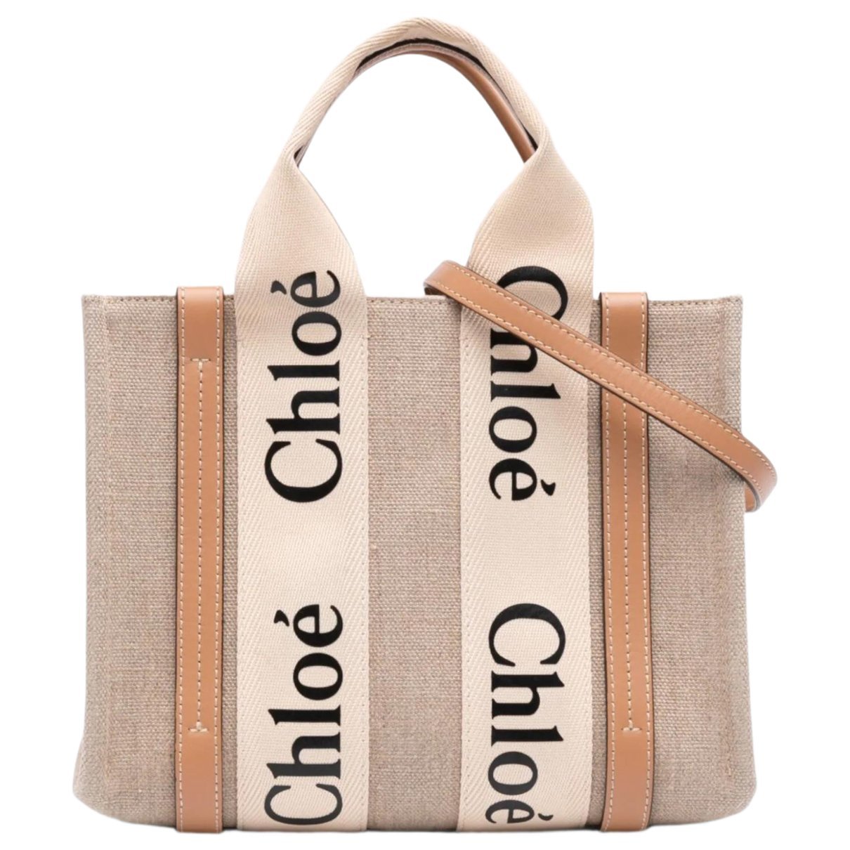 Woody cloth satchel