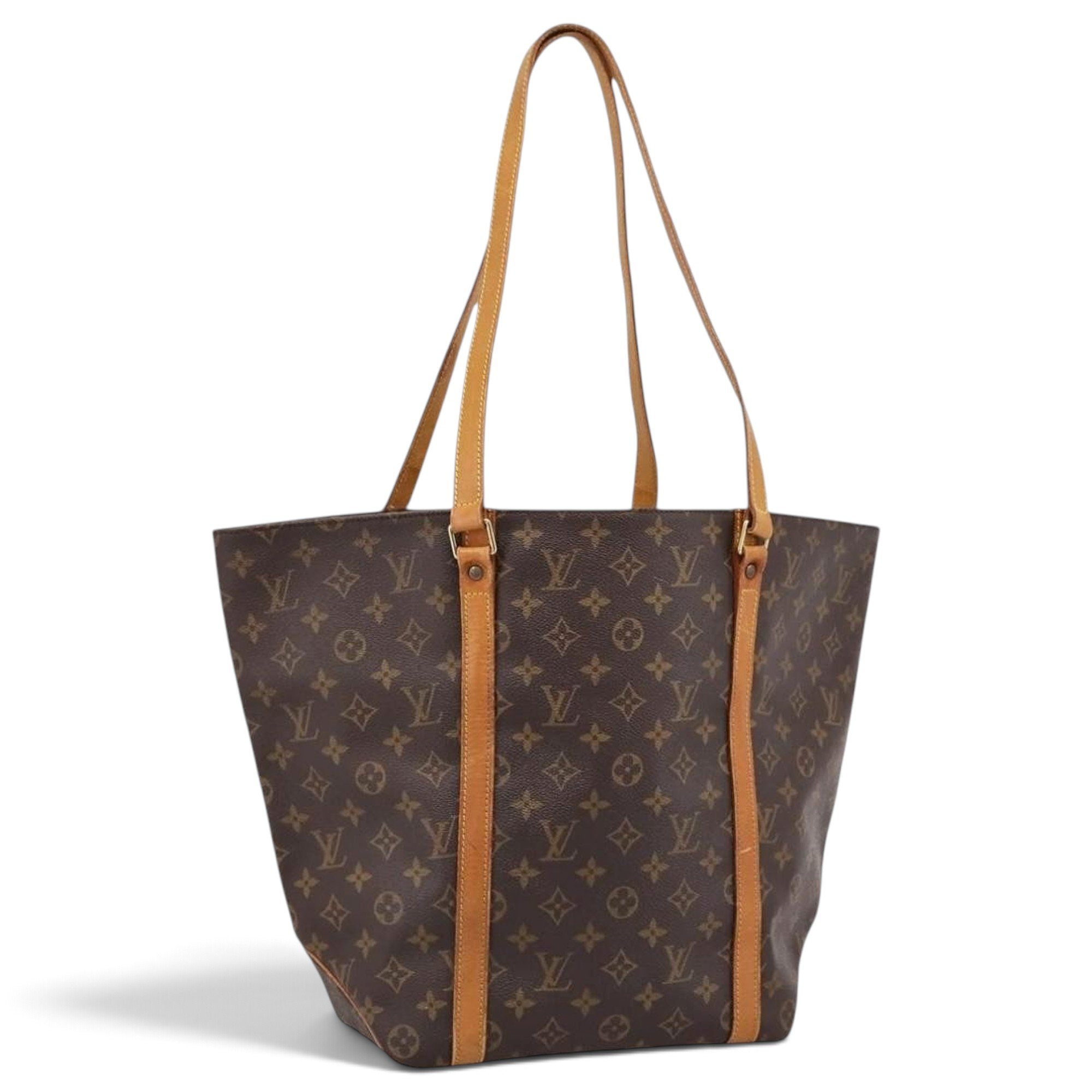 Shopping leather tote