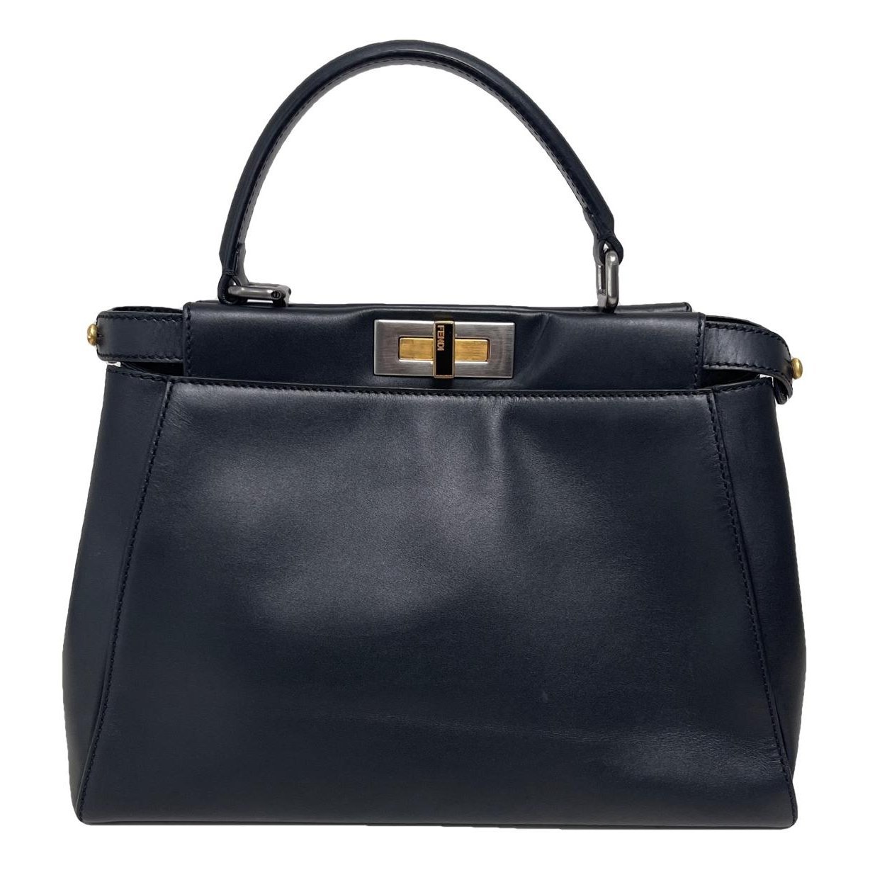 Peekaboo leather handbag