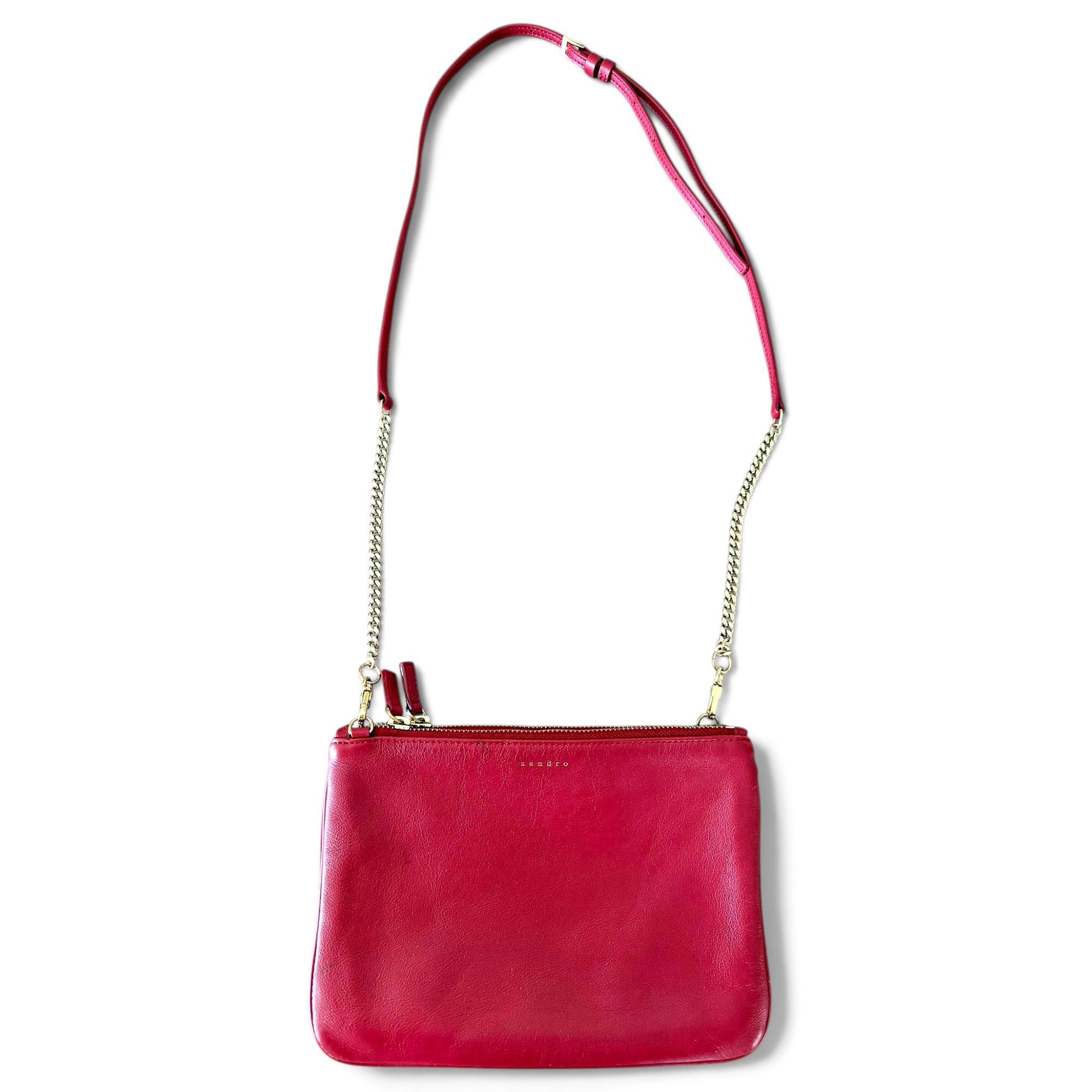 Addict leather crossbody bag